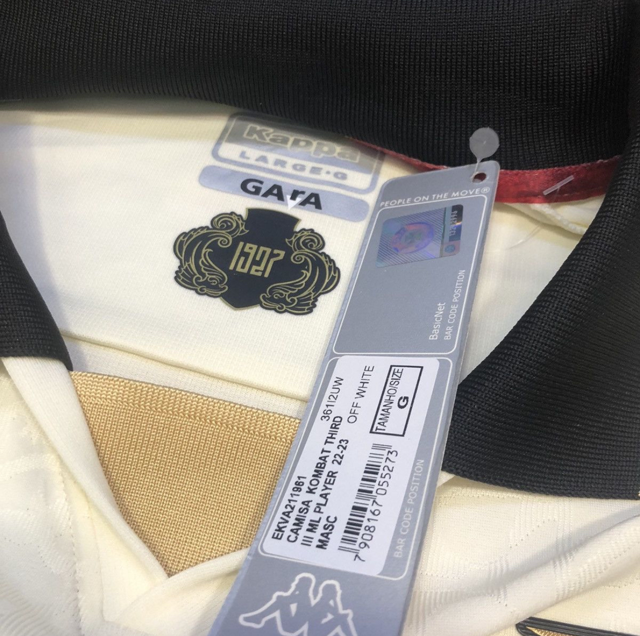 Vasco 22/23 L/S special away shirt #7 Alex Teixeira (Bnwt)