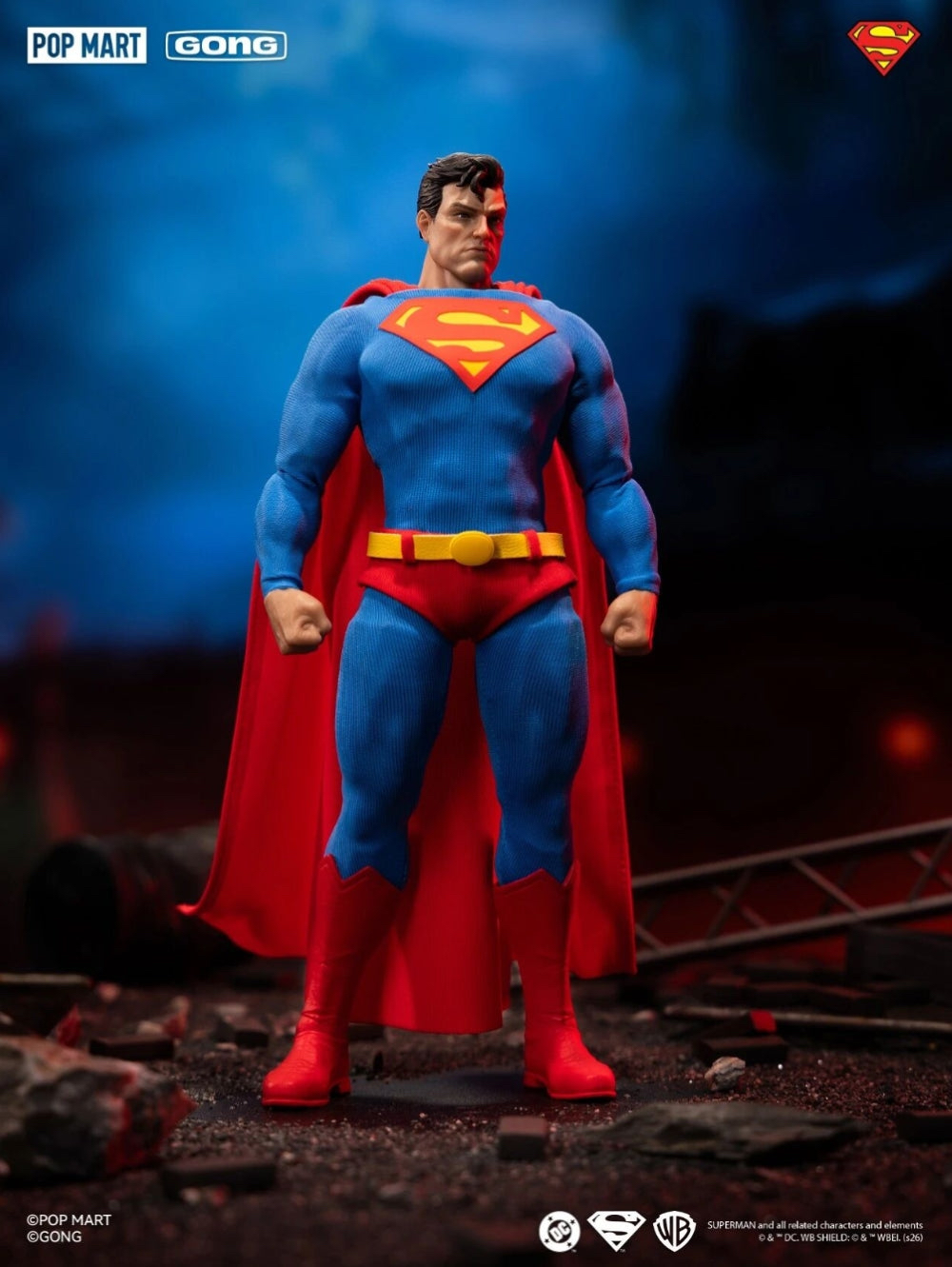 共鳴GONG  1/12 超人 Superman 布衣 《蝙蝠俠·緘默》 可動figure