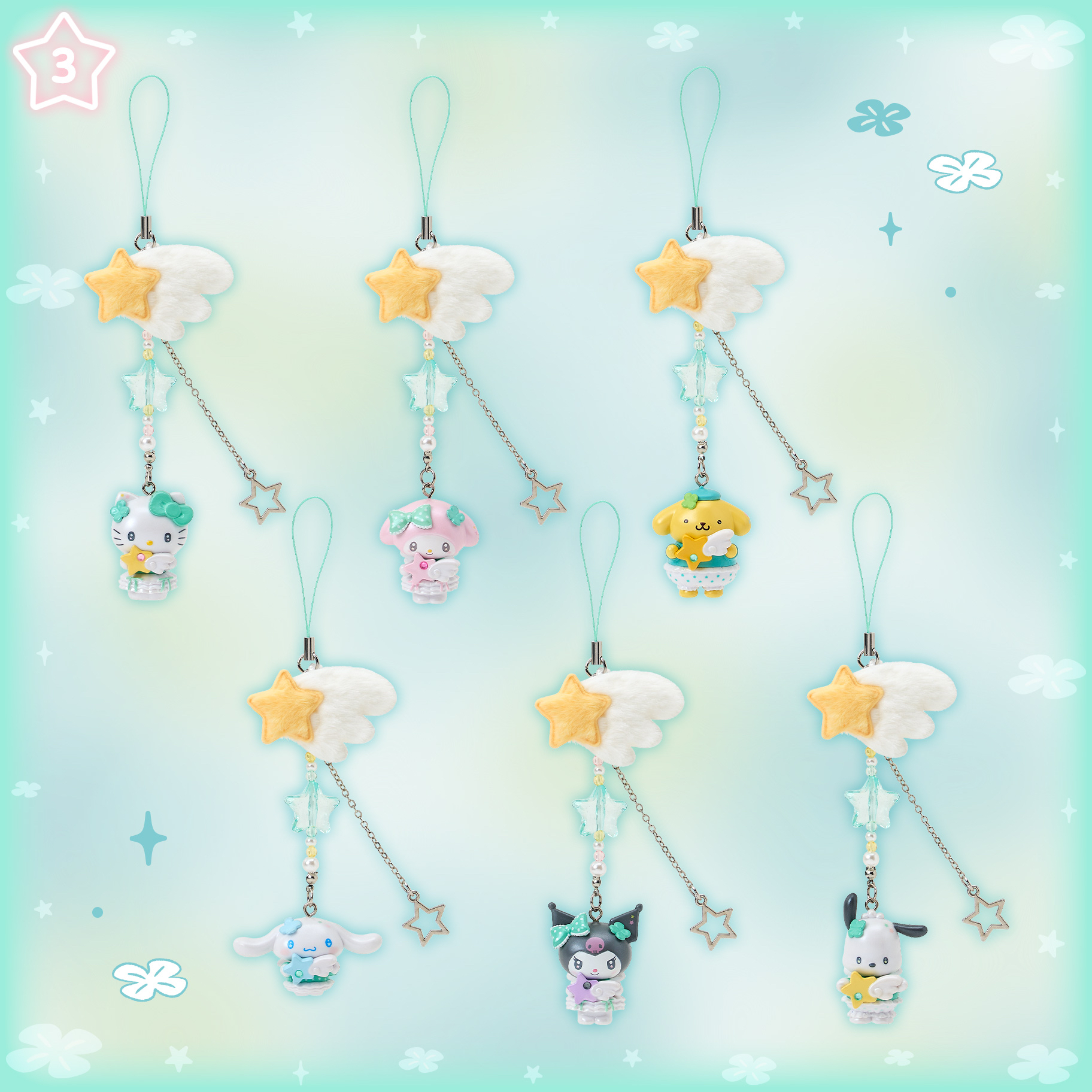 日本預訂📍日本Sanrio House閃耀願望系列 - 公仔/吊飾/髮夾盲盒/化妝袋/Tote Bsg 17/6日本開售