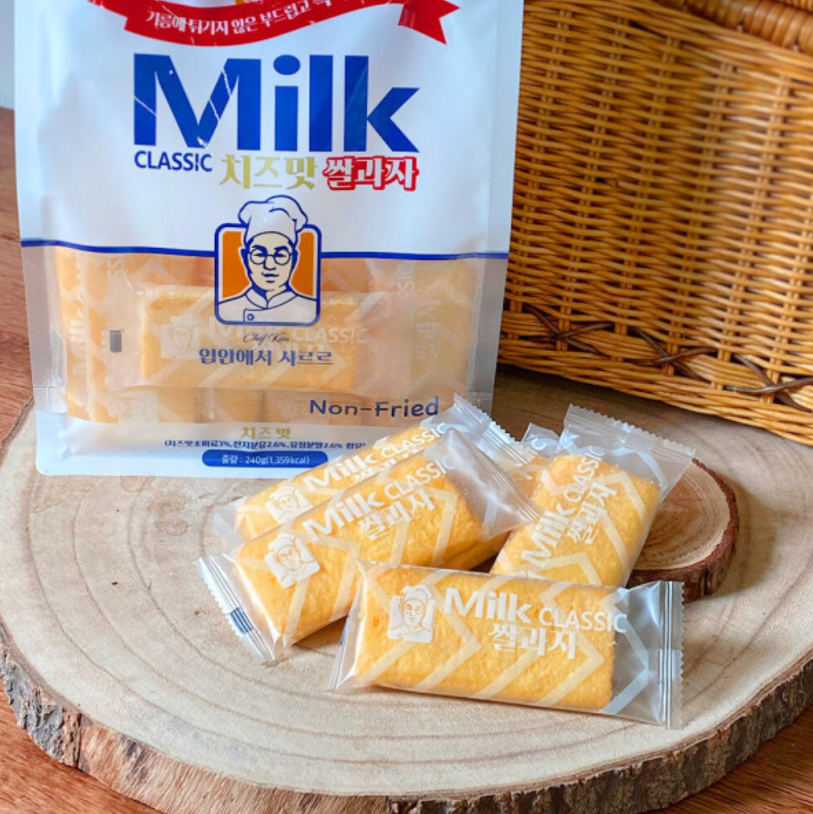 韓國 Milk Classic 芝士味米餅條