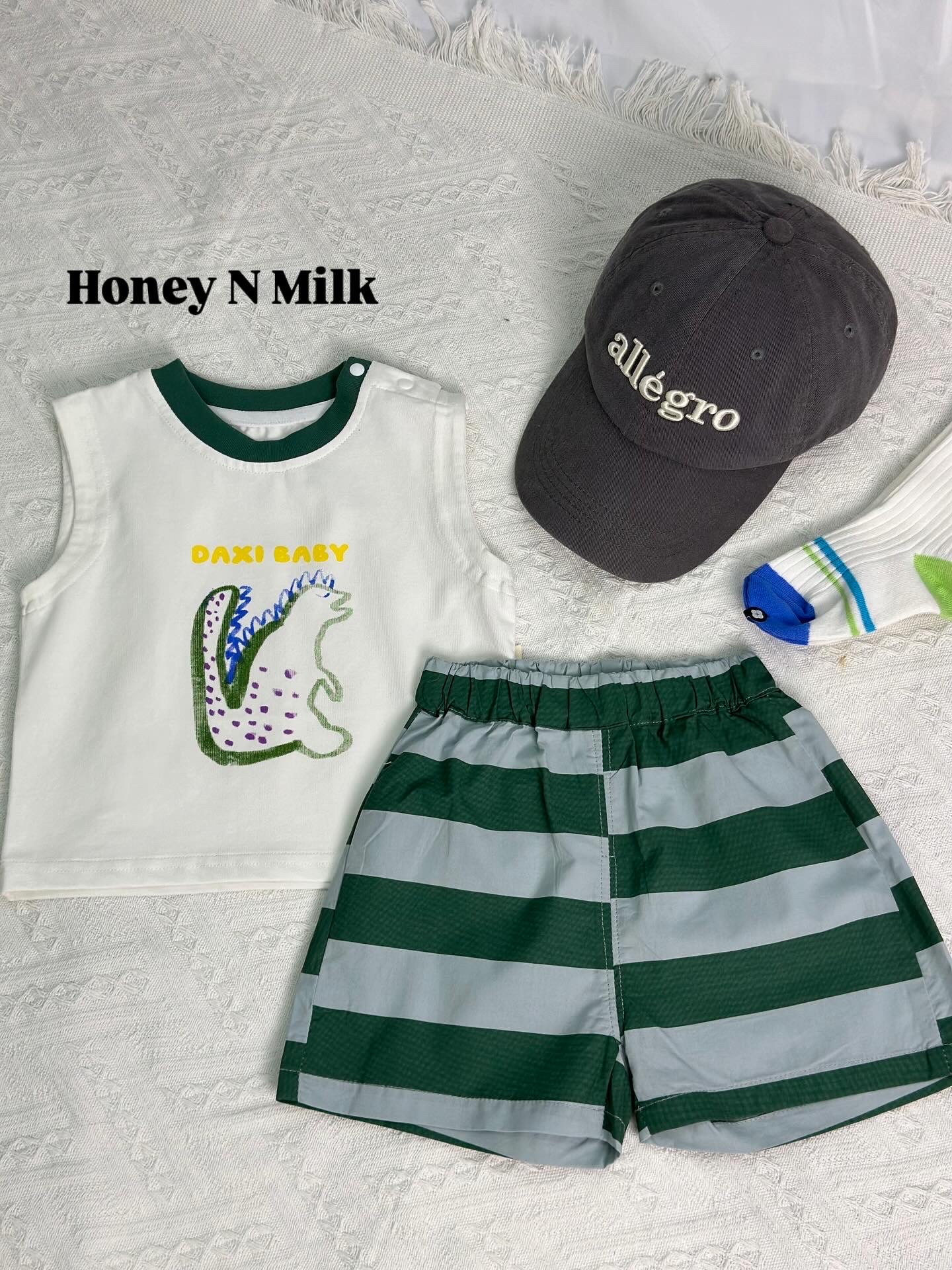 Green Drawing Dino Set Wear