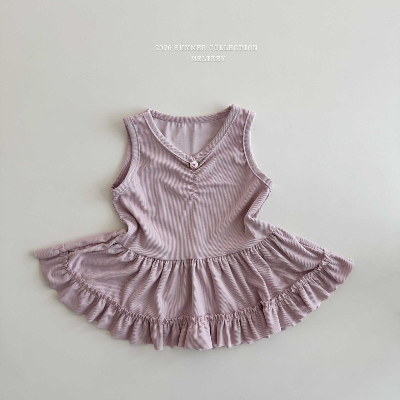 Rose Frill Sleeveless Tee
