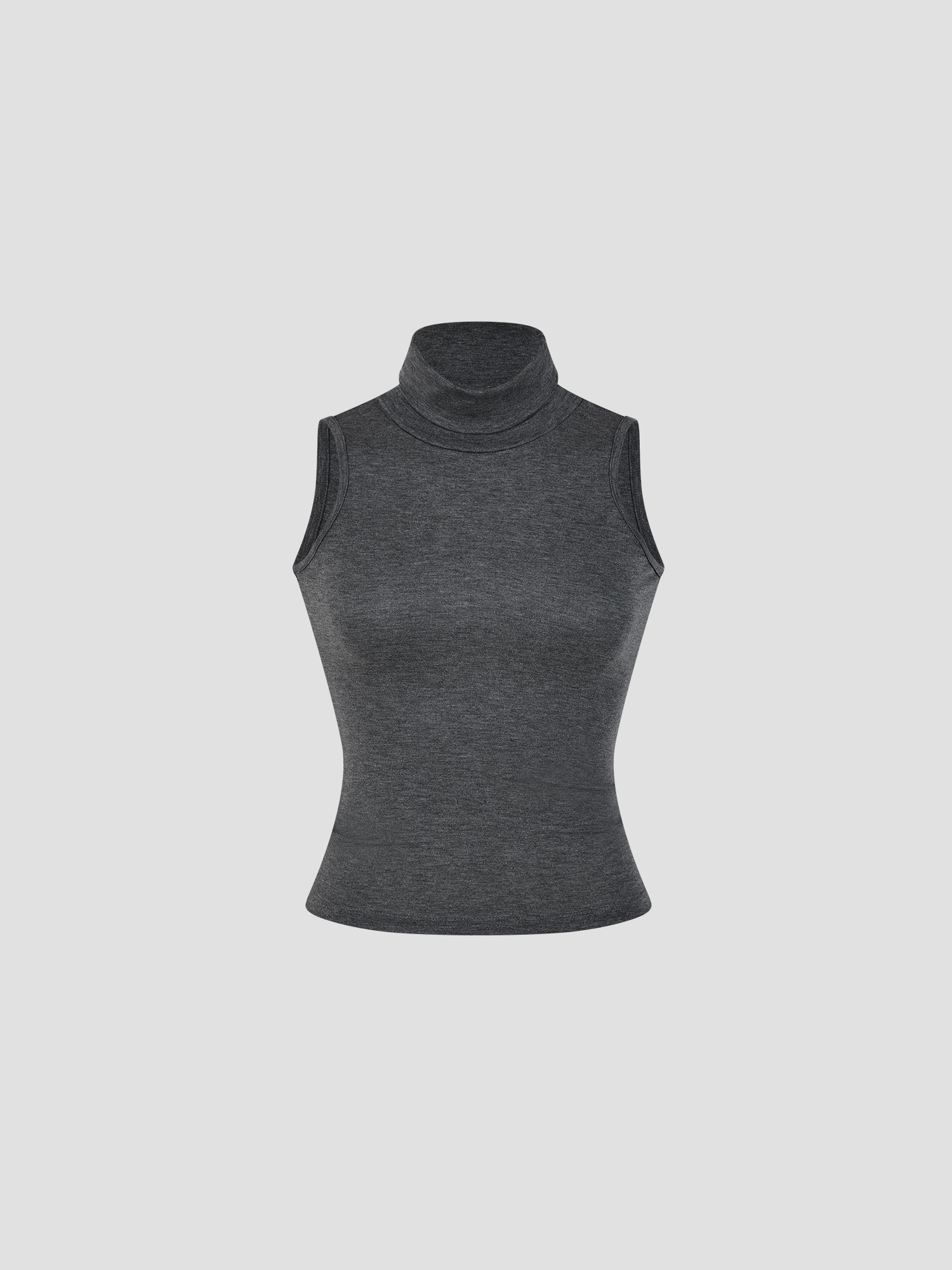 【秋冬高領薄背心】預購_Satva Turtle-Neck Sleeveless by Conch