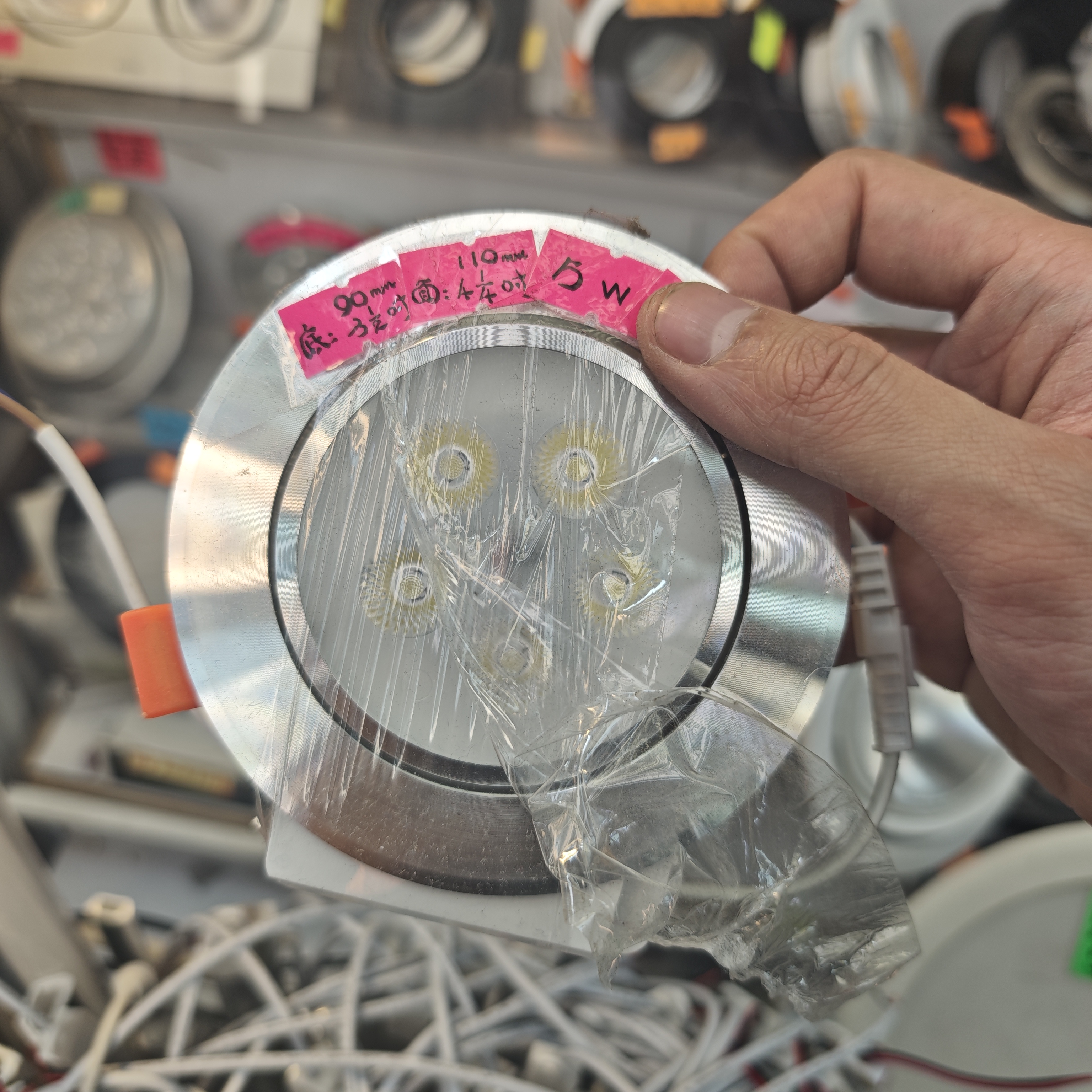 5W銀邊嵌入式射燈