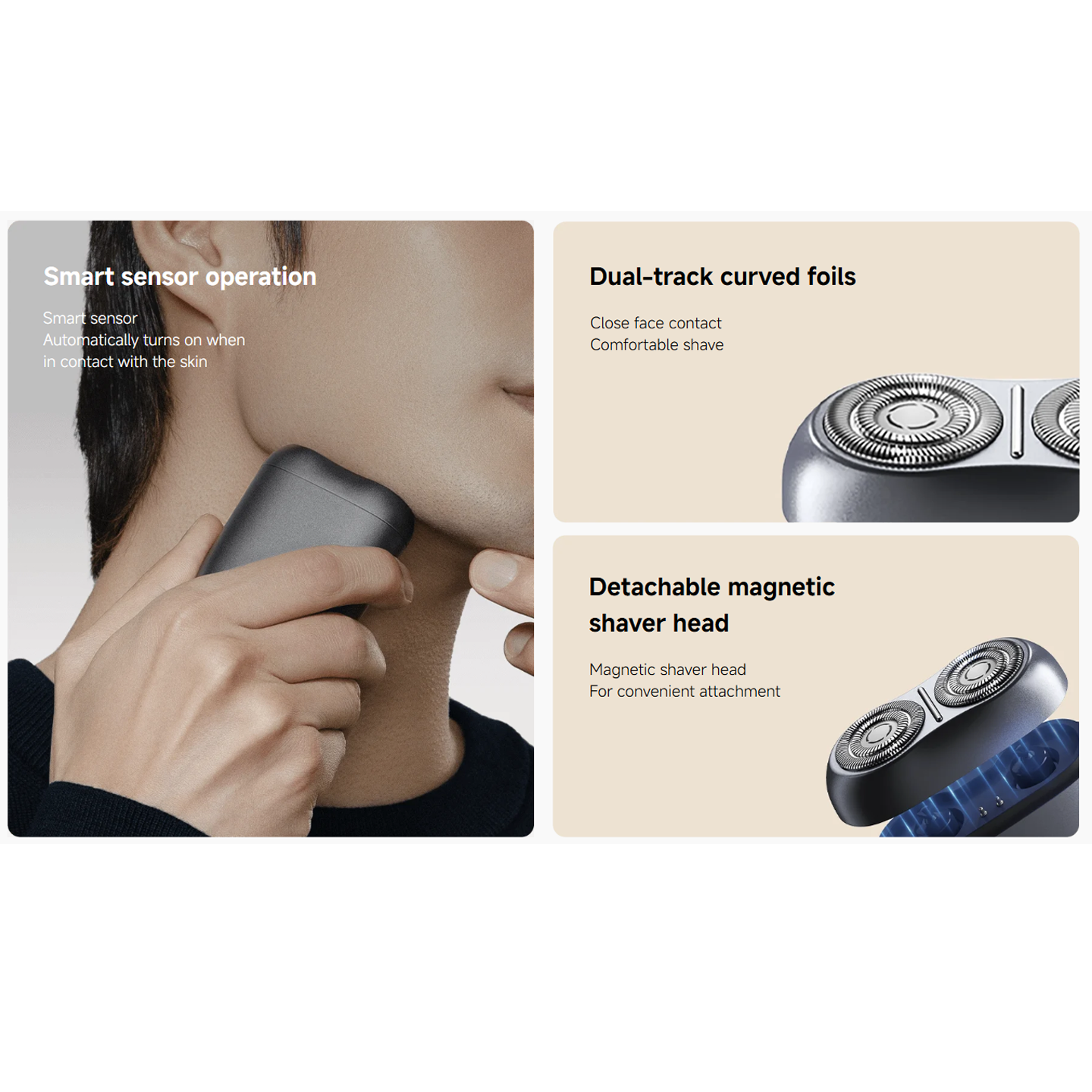 Xiaomi S200 Electric Shaver Smart Induction Silver (BHR9523GL)