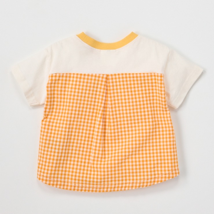 🇯🇵限量預訂 日本直送🇯🇵布甸狗鬆餅印花格紋拼布短袖上衣