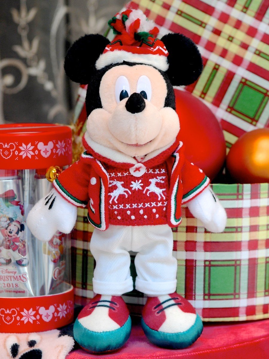 [現貨] [東京迪士尼樂園] 聖誕系列2018 米奇米妮吊飾套裝 {TF181224}