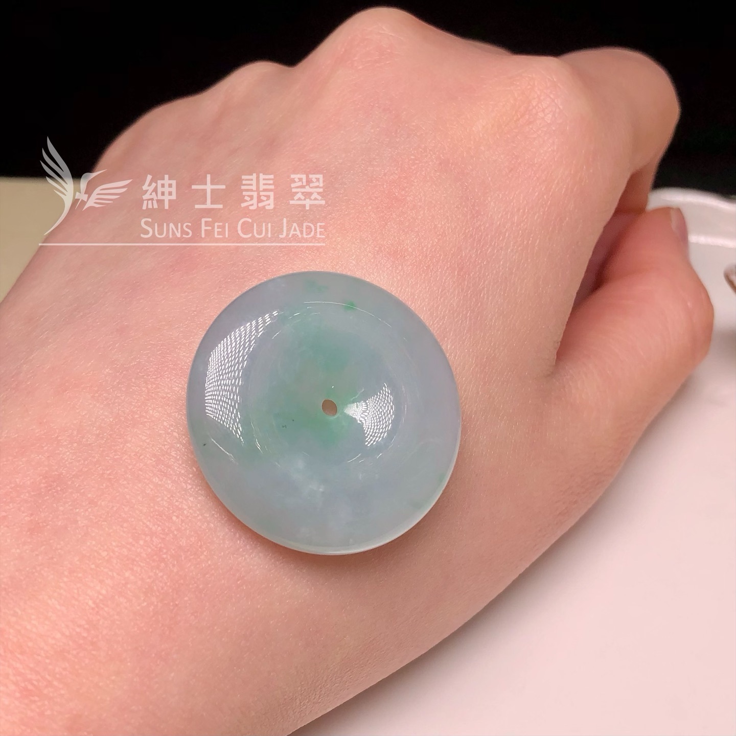 飄翠平安扣 B08199