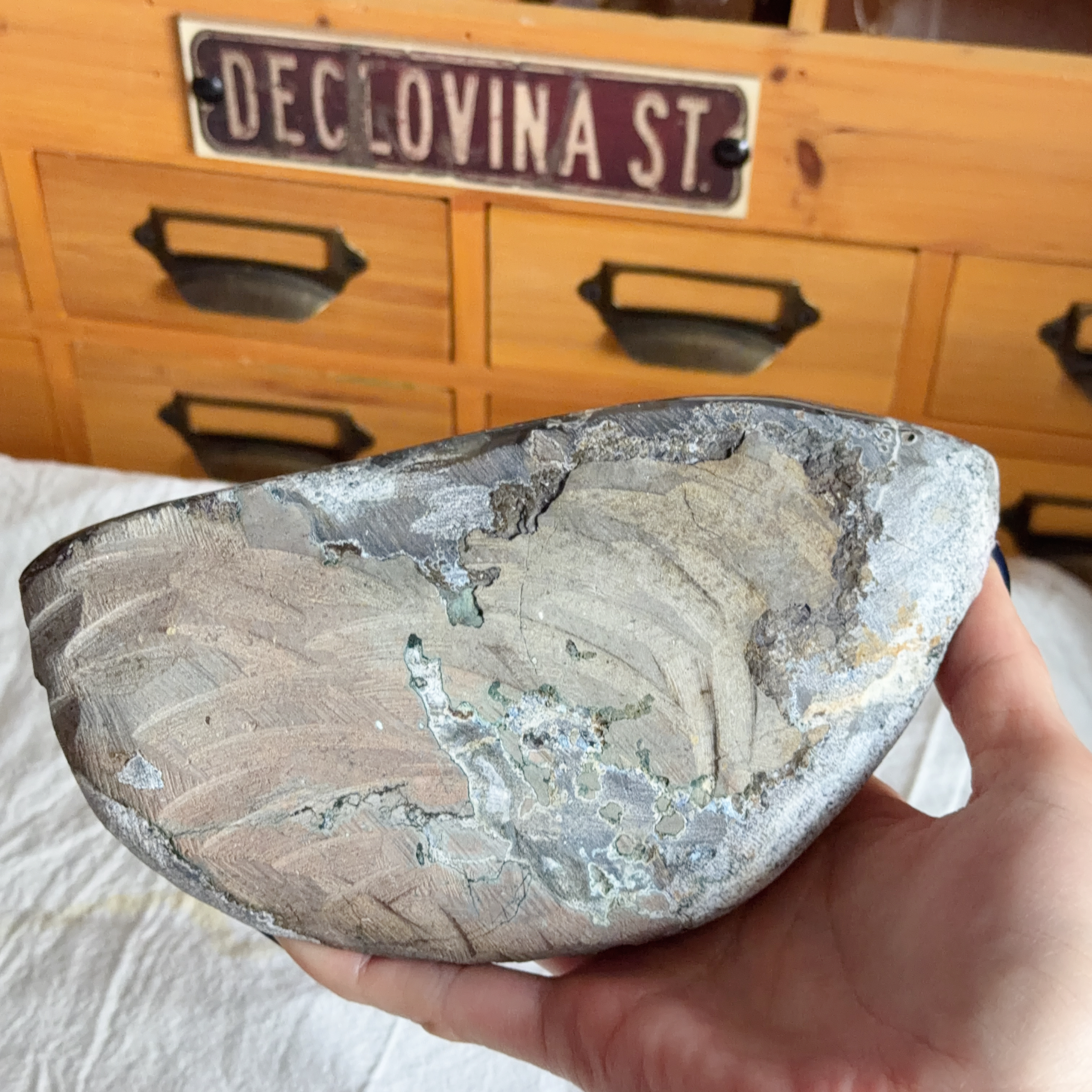 原皮紫晶錢袋子（包底座）