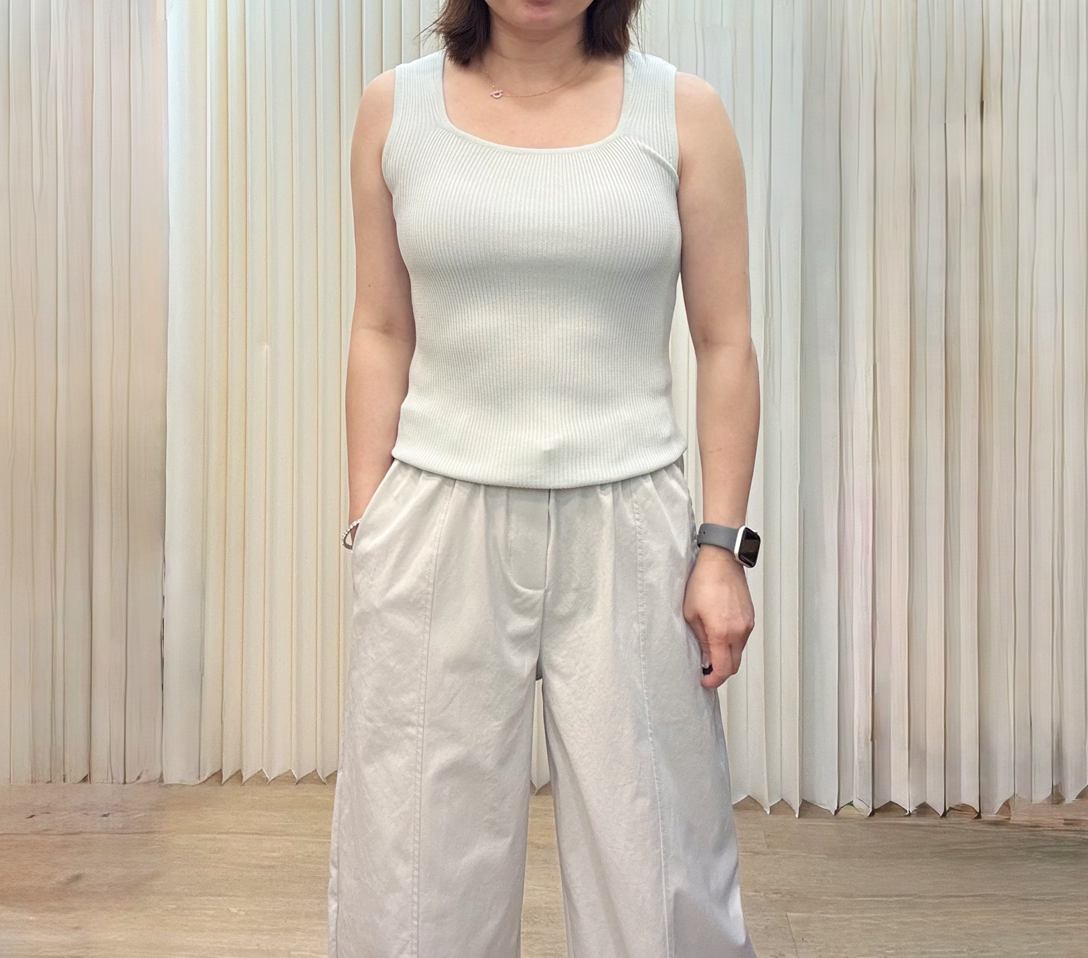 韓國U領針織背心 M585 04Pe58160