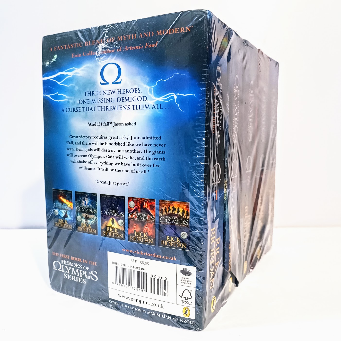 Heroes of Olympus Complete Collection 5 Books | The Lost Hero/The Son of Neptune/The Mark of Athena/The Blood of Olympus by Rick Riordan   | 波西傑克森第二季奧林匹斯英雄系列 B133  