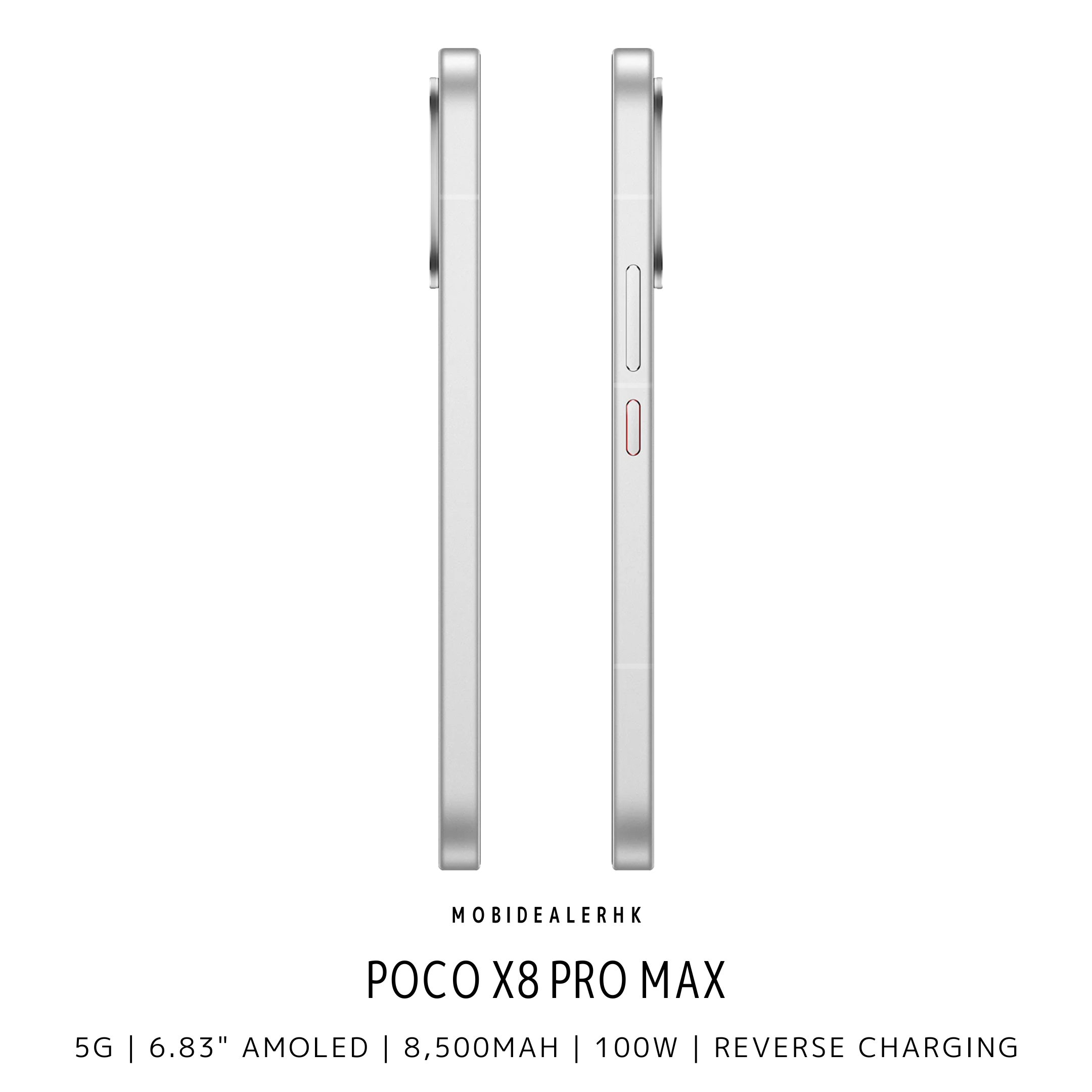 Poco X8 Pro Max | 5G | 智能手機 | Dimensity 9500s | 8500mAh大電量 | 100W快充 | IP68防水