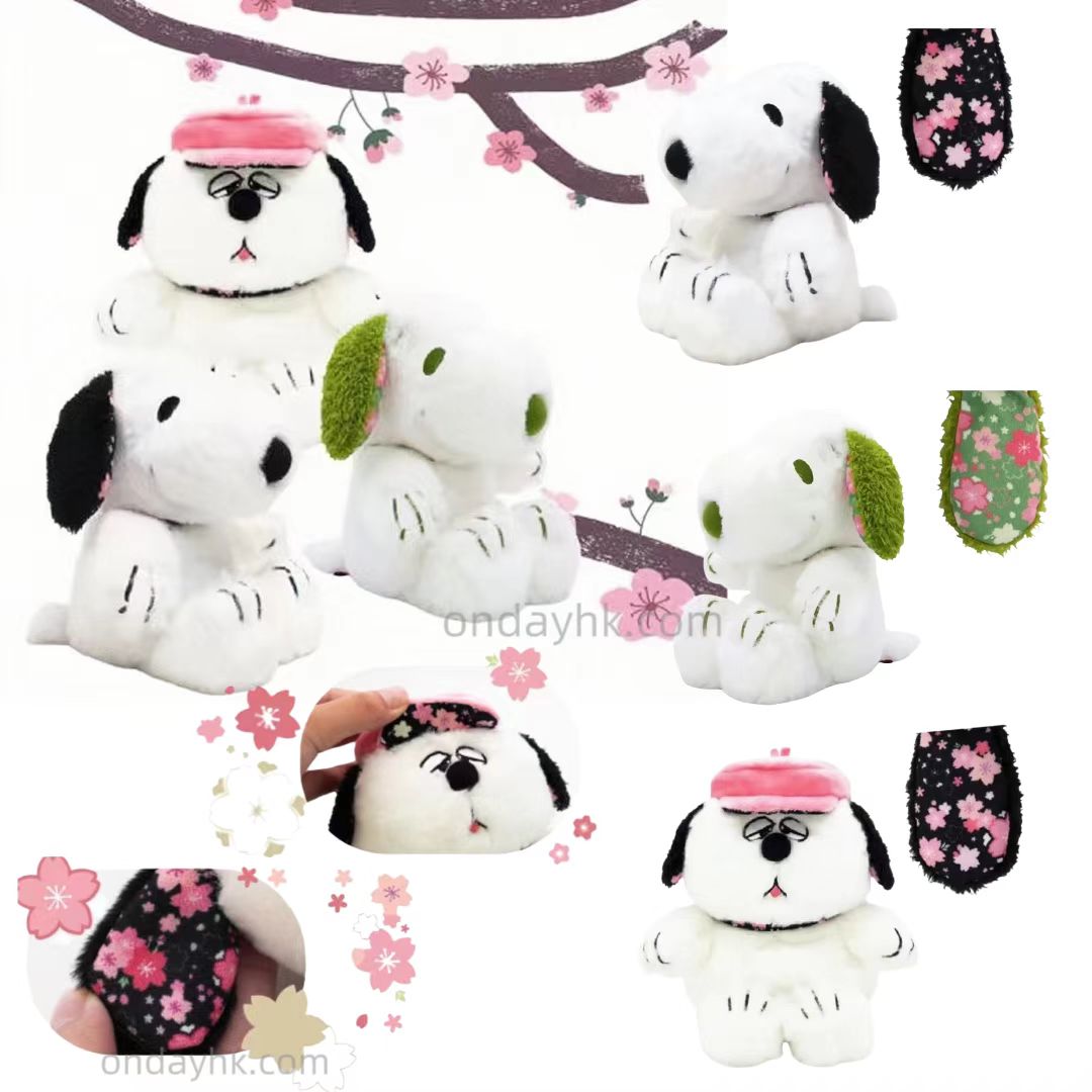 日本直送！Snoopy & Olaf FUWAKUTA 櫻花主題毛公仔