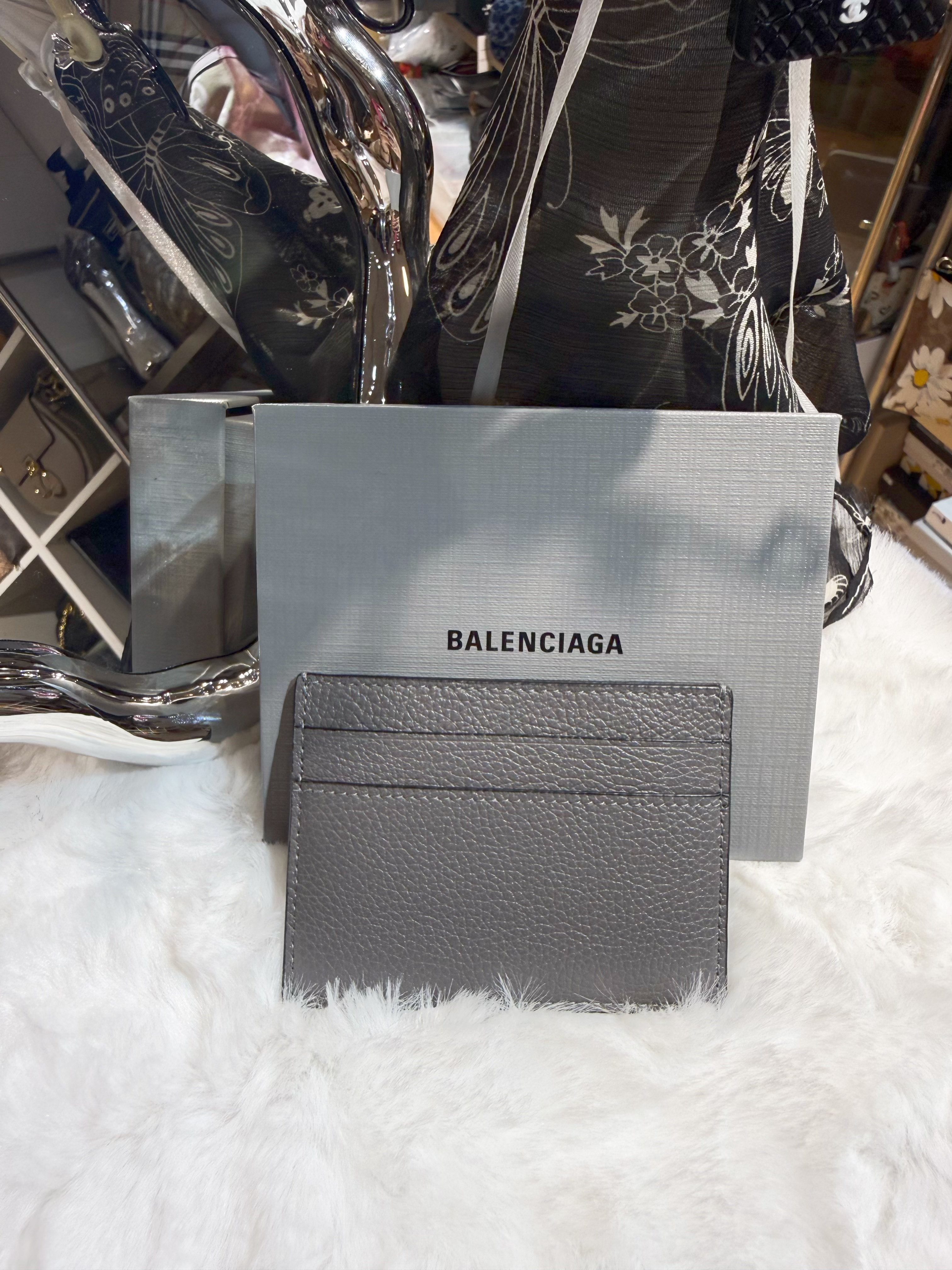 Balenciaga card holder 5cc/city/grey