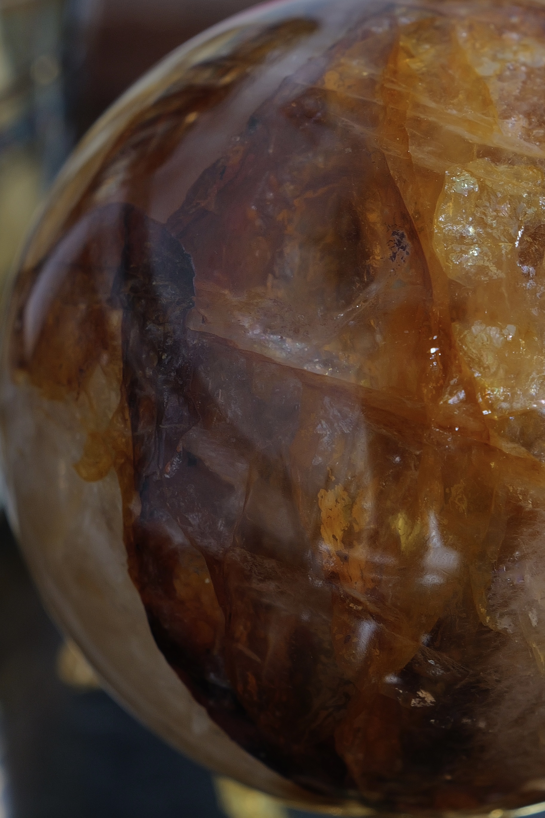  ༒6.5cm Golden Healer Quartz༒GH.1226C10GMN2-RA27*6JM