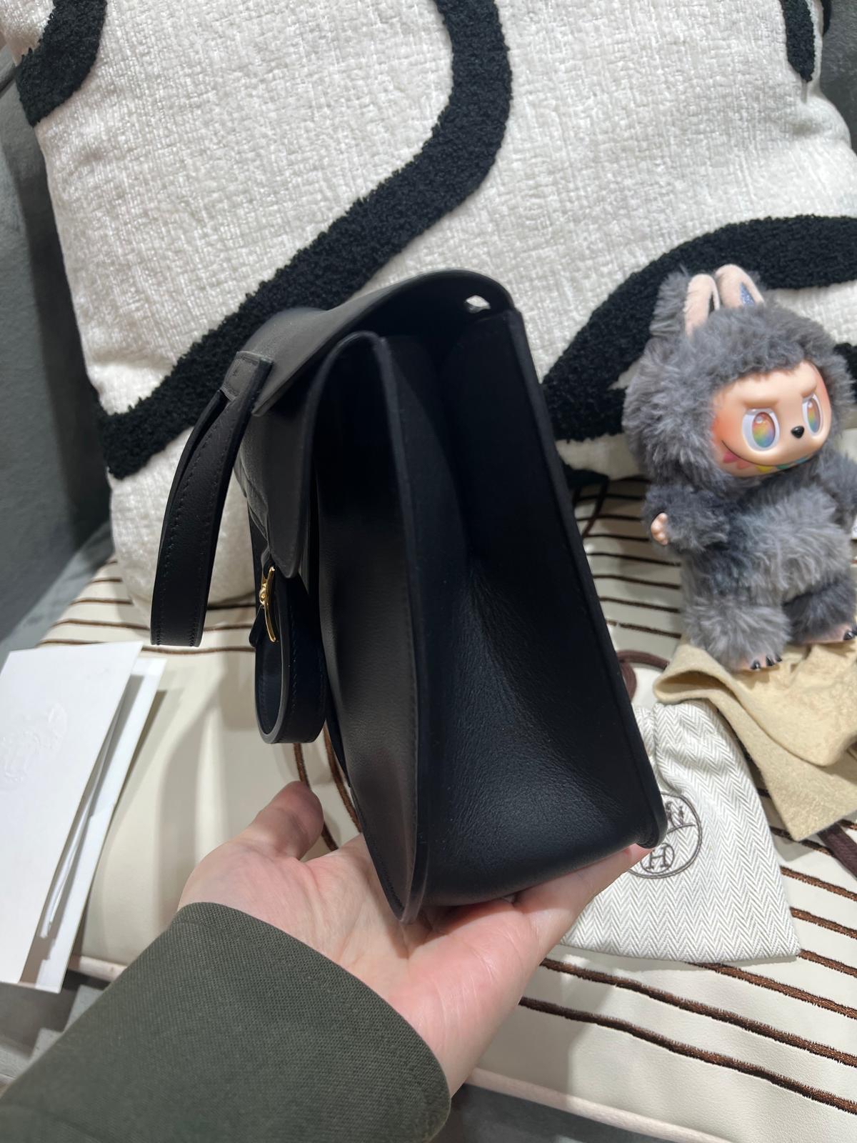  未使用品 Hermes mini halzan,黑金 STAMP K 100%Authentic,Unused 未使用品 ✅專門店收據✅防塵袋✅box