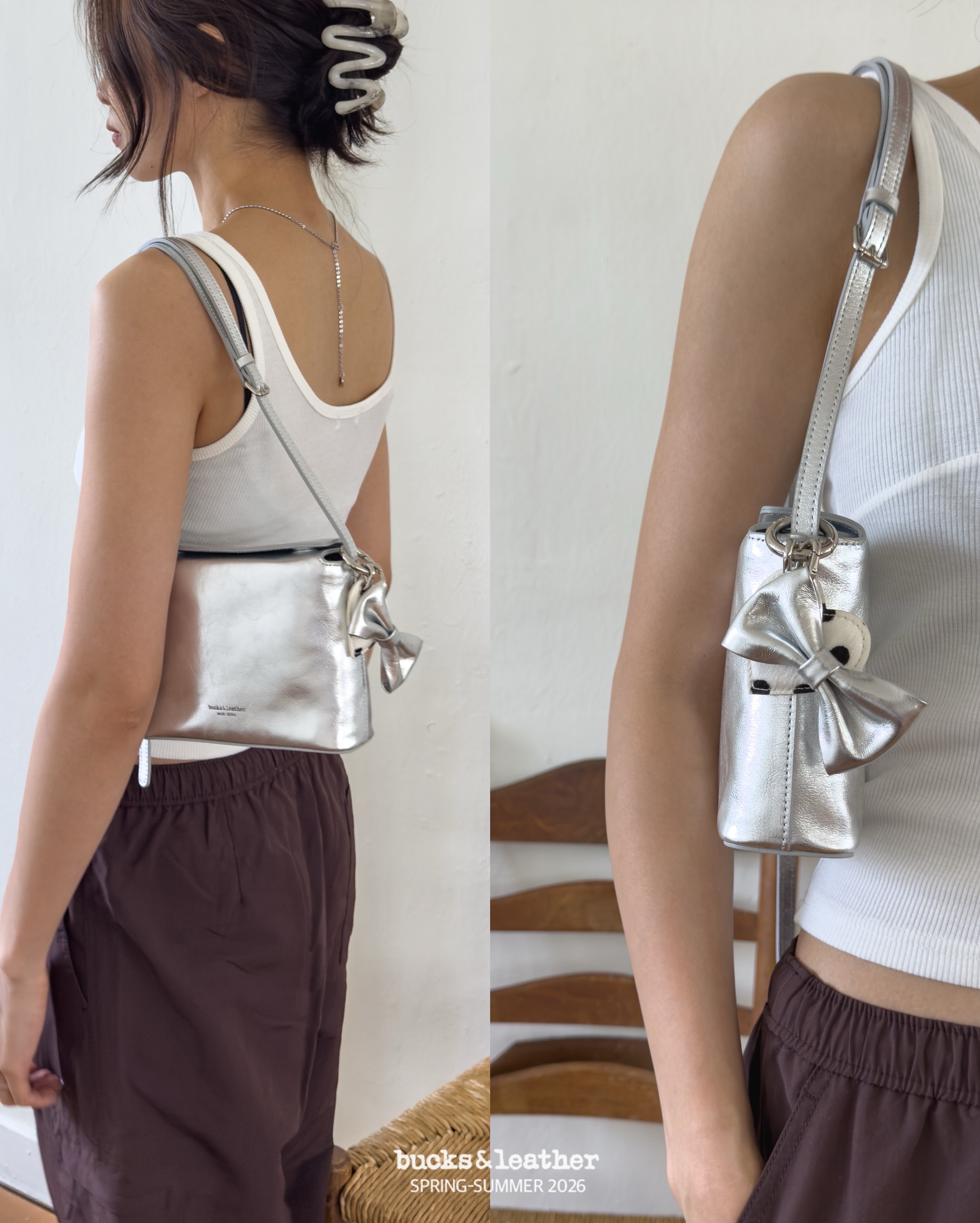【26SS】預訂_TV Bag By Bucks & leather