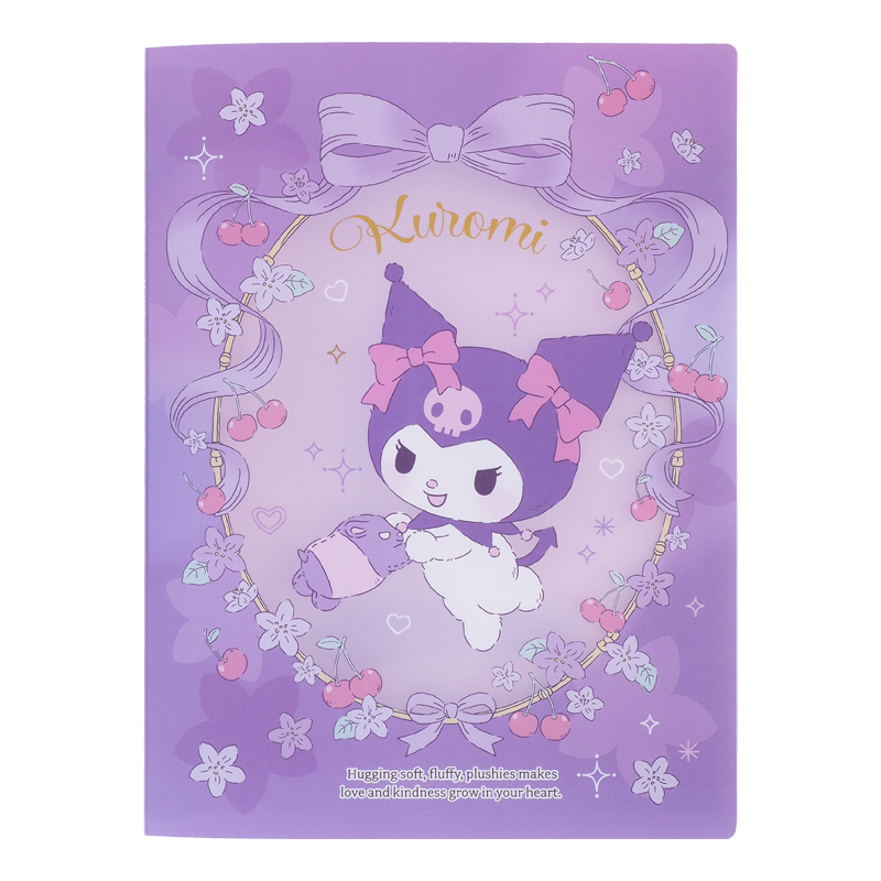 Kuromi A4 PP File Book (40 Pockets) A4 PP面40頁文件夾簿