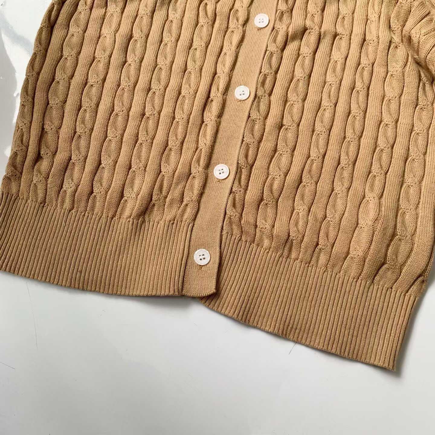預訂 RL Polo 麻花針織鈕扣衫 [貨號26A1496]