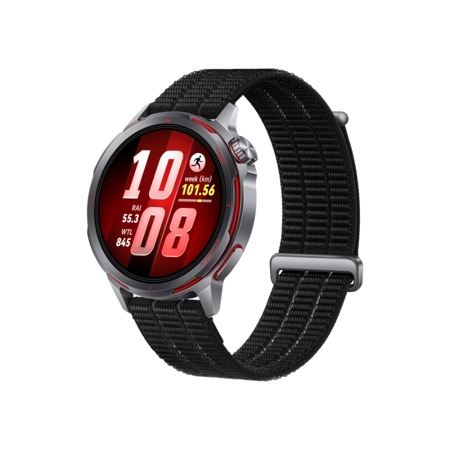Huawei Watch GT Runner 2 44mm (藍牙) 黑色 AirDry 編織錶帶 智能手錶 香港行貨
