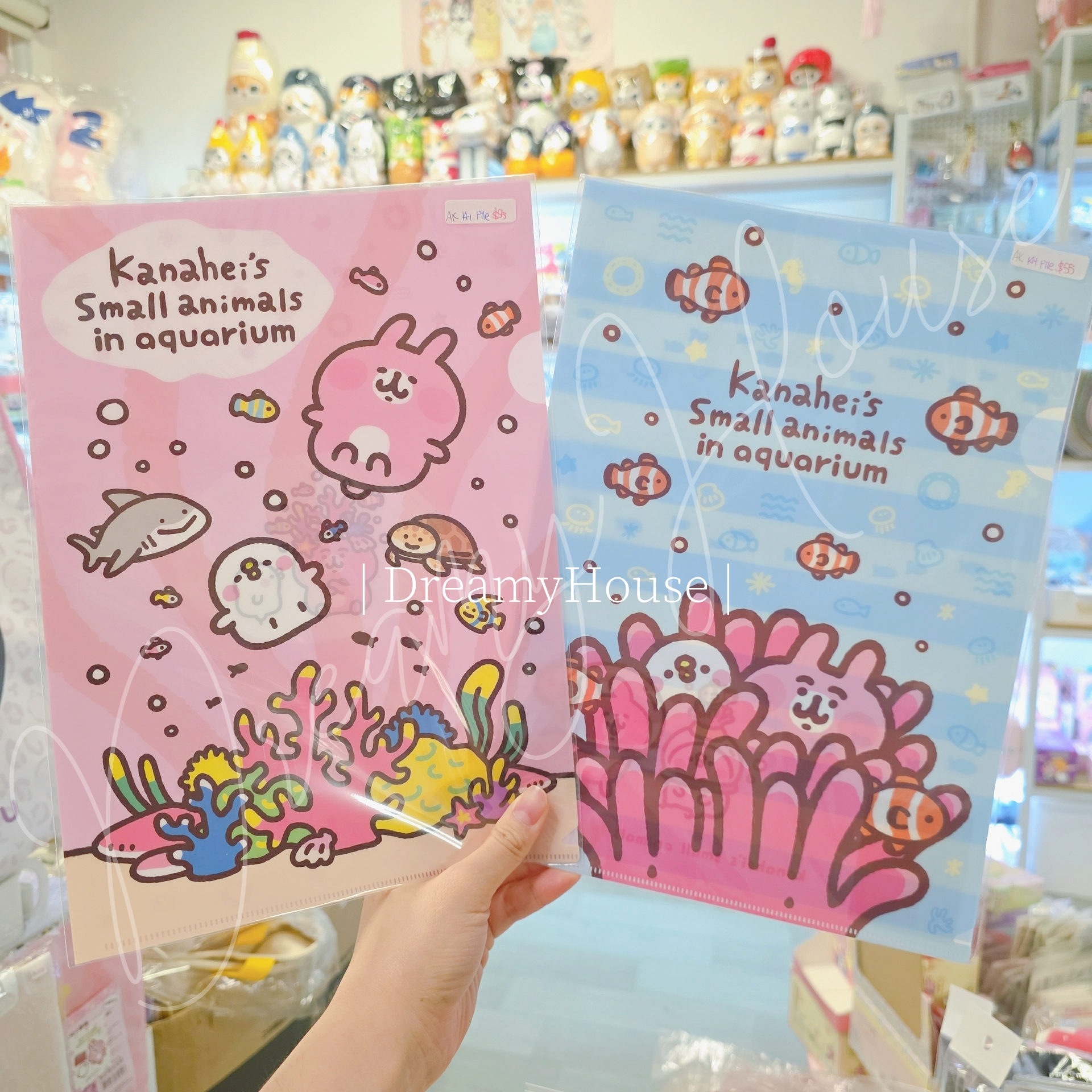 日本 kanahei 水族館限定 A4 File