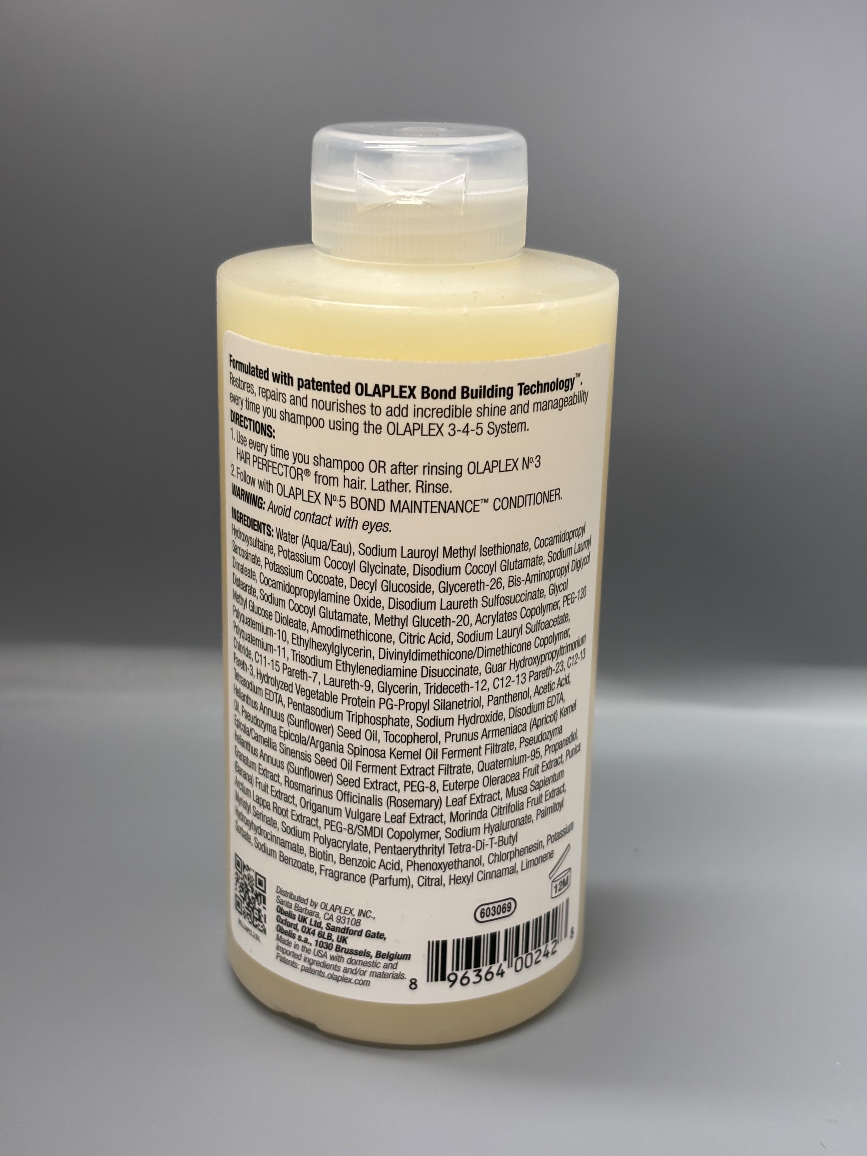OLAPLEX No.4 Bond Maintenance Shampoo（4號 漂染修護洗髮乳 250ml/8.5 fl oz）