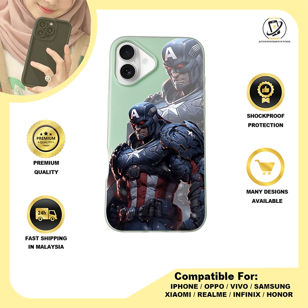 JELLY CASE PHONE FOR IPHONE - DESIGN CAPTAIN A