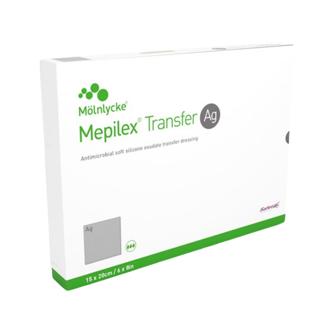 Molnlycke Mepilex Transfer Ag 銀離子敷料貼