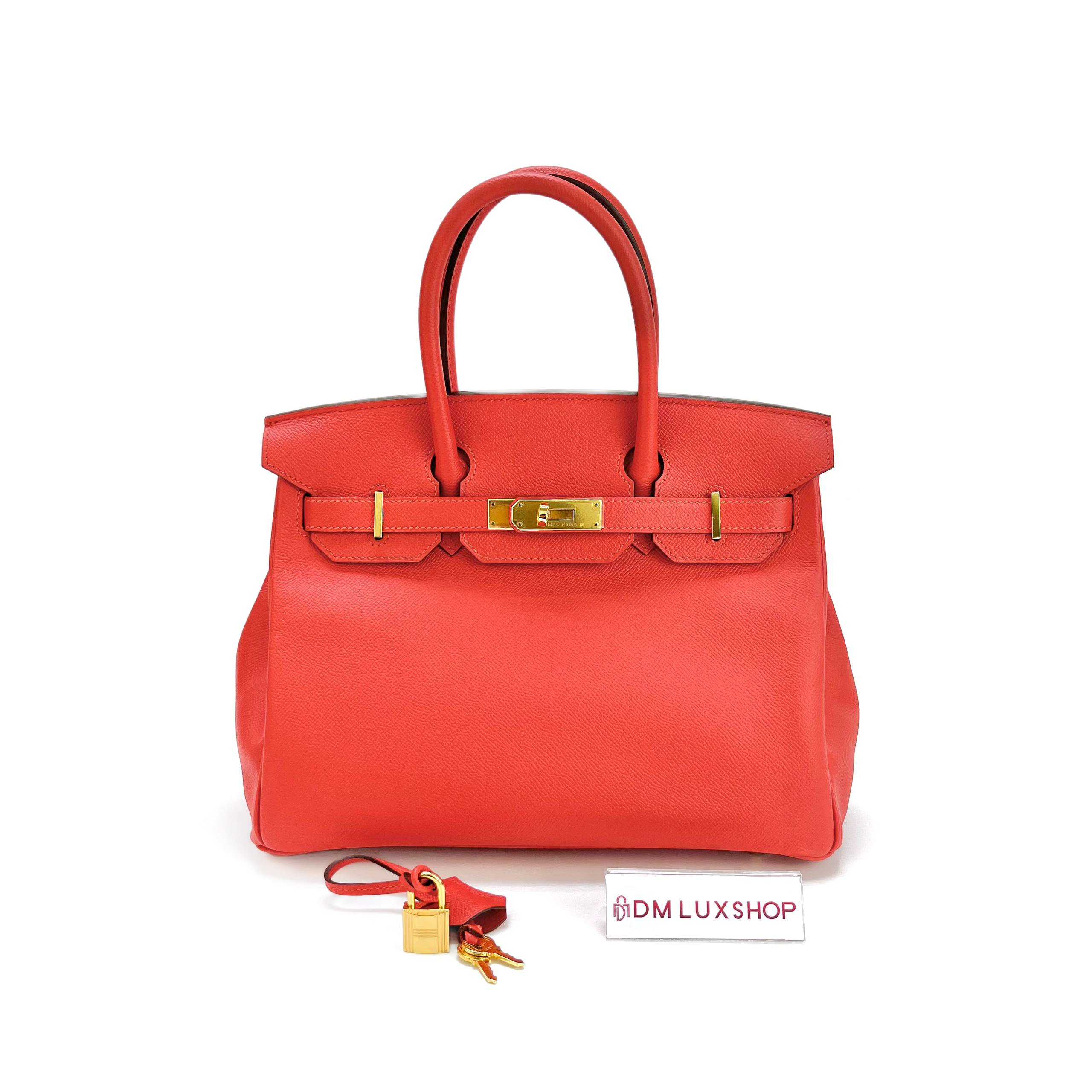 Hermes Birkin 30 Capucine Epsom GHW