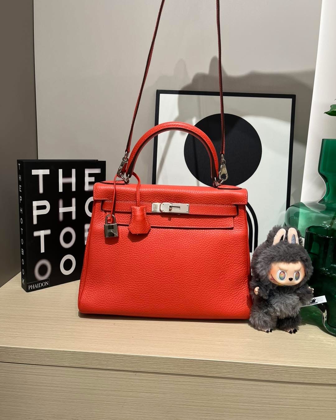 Hermes Kelly 28,STAMP T Togo 牛皮 100%Authentic, 98%new  ✅key lock ✅dust bag ✅box