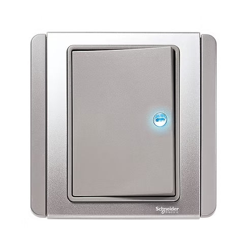 施耐德 NEO 銀灰 十字掣 開關掣