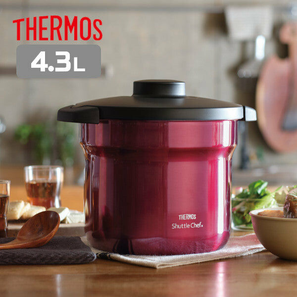 Thermos 4.3L 真空煲 (4-6人) - 內膽適用於電磁爐