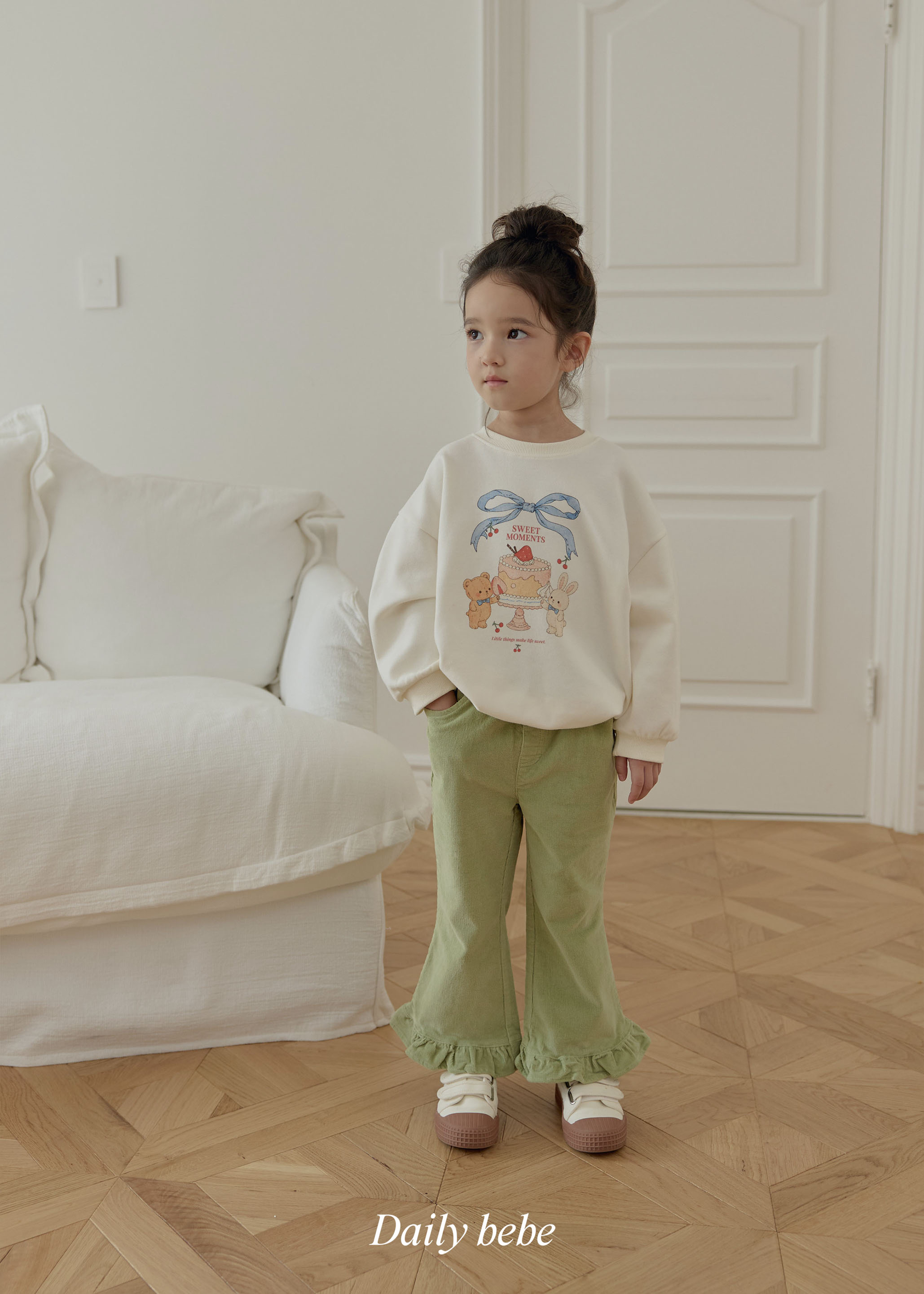 Dailybebe | Corduroy Bootcut Pants