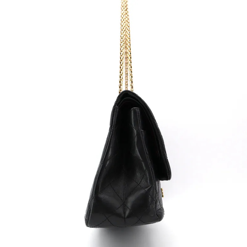 Chanel Matelasse 2.55 Maxi Double Flap Double Chain Shoulder Bag