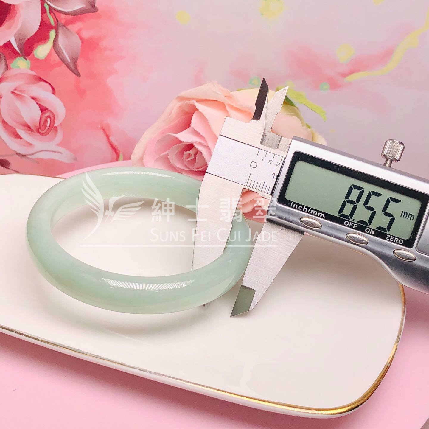 攞三橋晴水色福鐲55.6mm