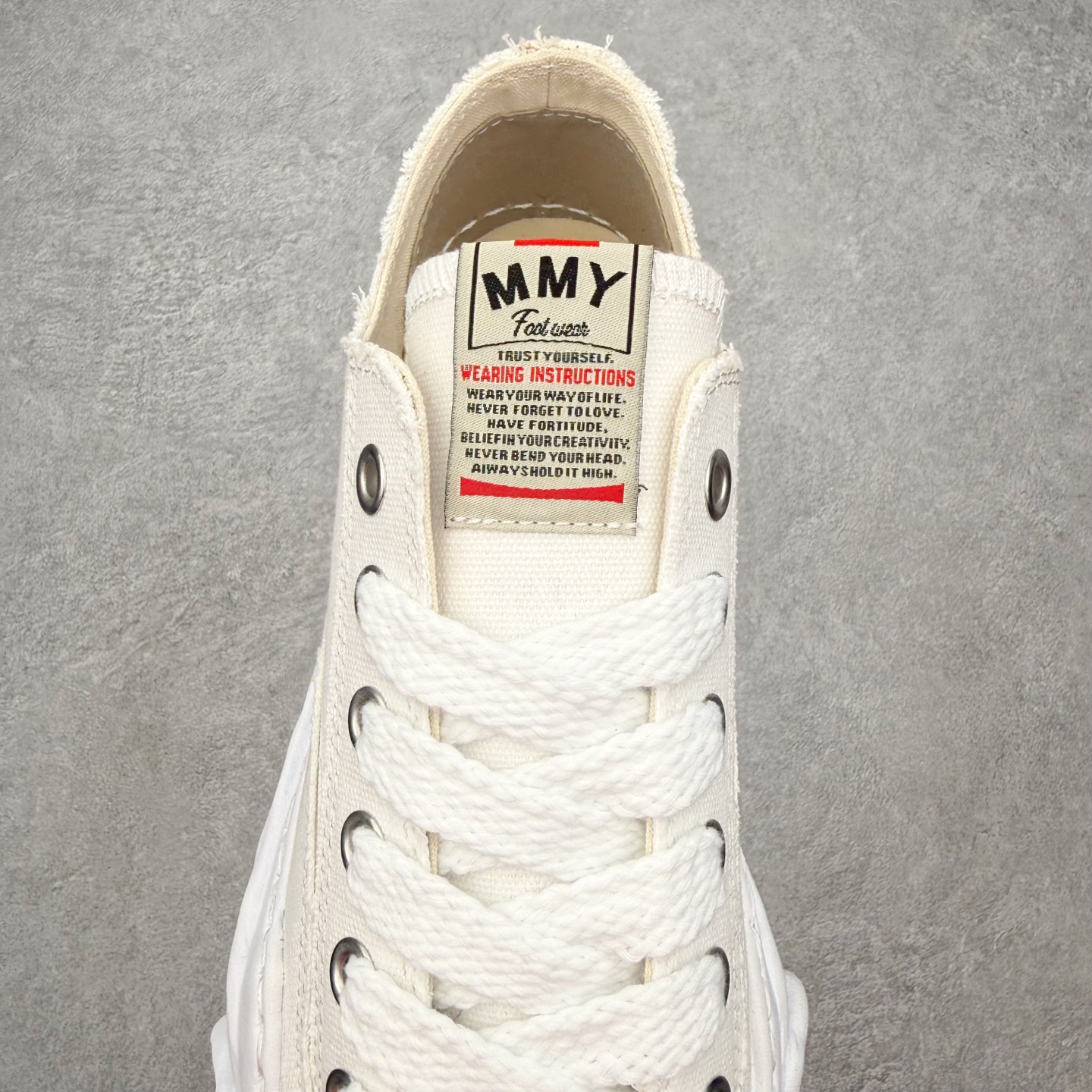 Maison Mihara Yasuhiro MMY "Hank" OG Sole Canvas Low-top Sneaker