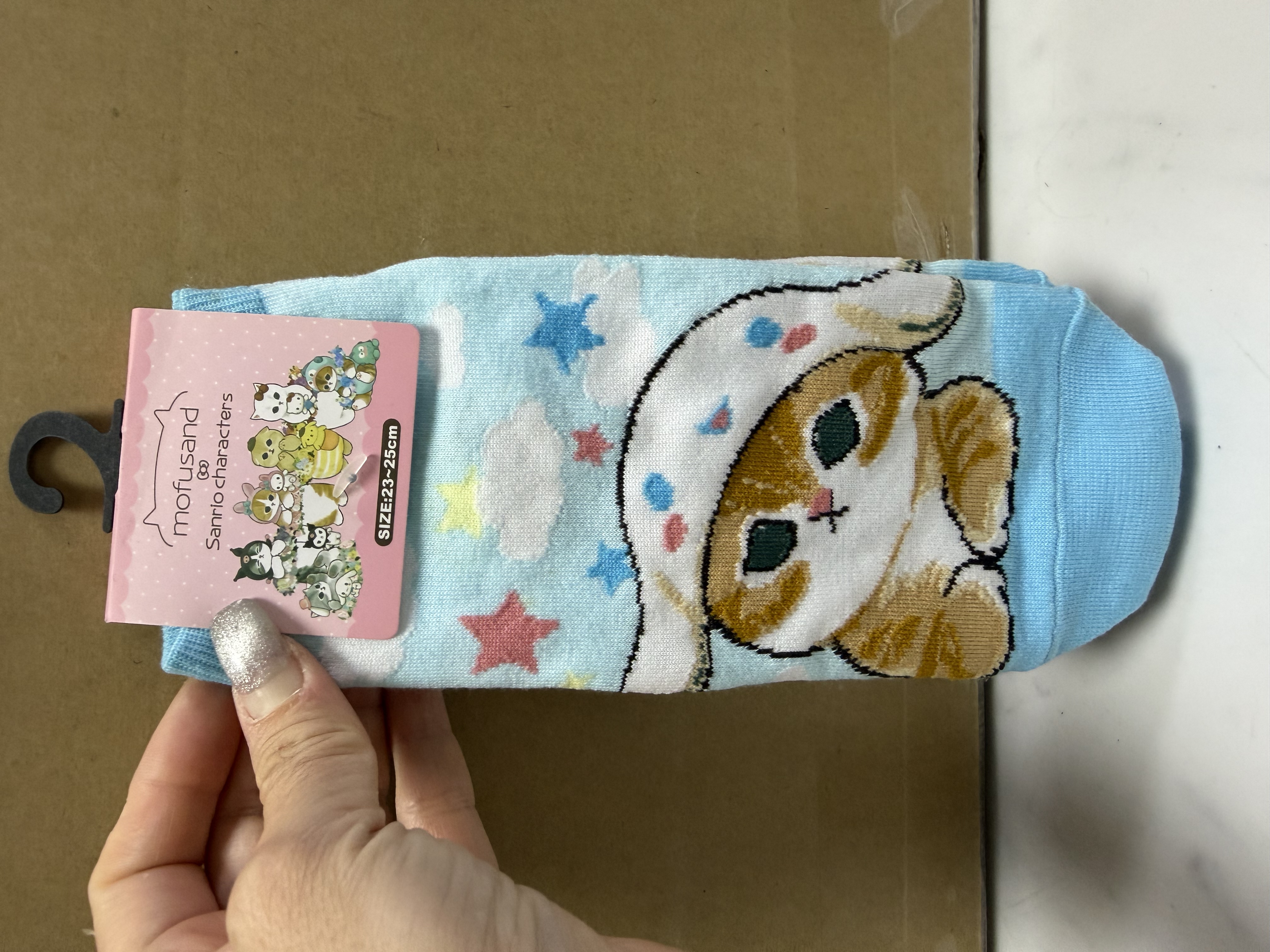 <門市現貨清貨 🈹>鯊魚貓xSanrio運動襪23-25cm
