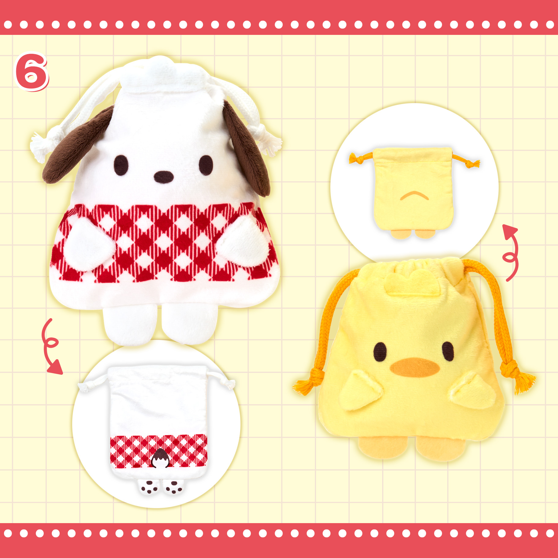 日本預訂📍日本Sanrio PC狗生日系列 - 公仔/吊飾/收納盒/Tote Bag/盲盒 26/2日本開售