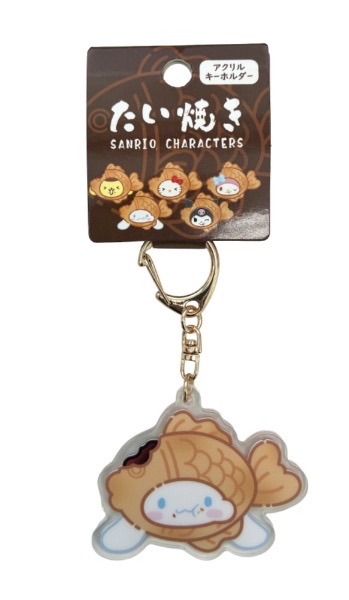Sanrio-鯛魚燒亞克力掛件 -cinnamoroll