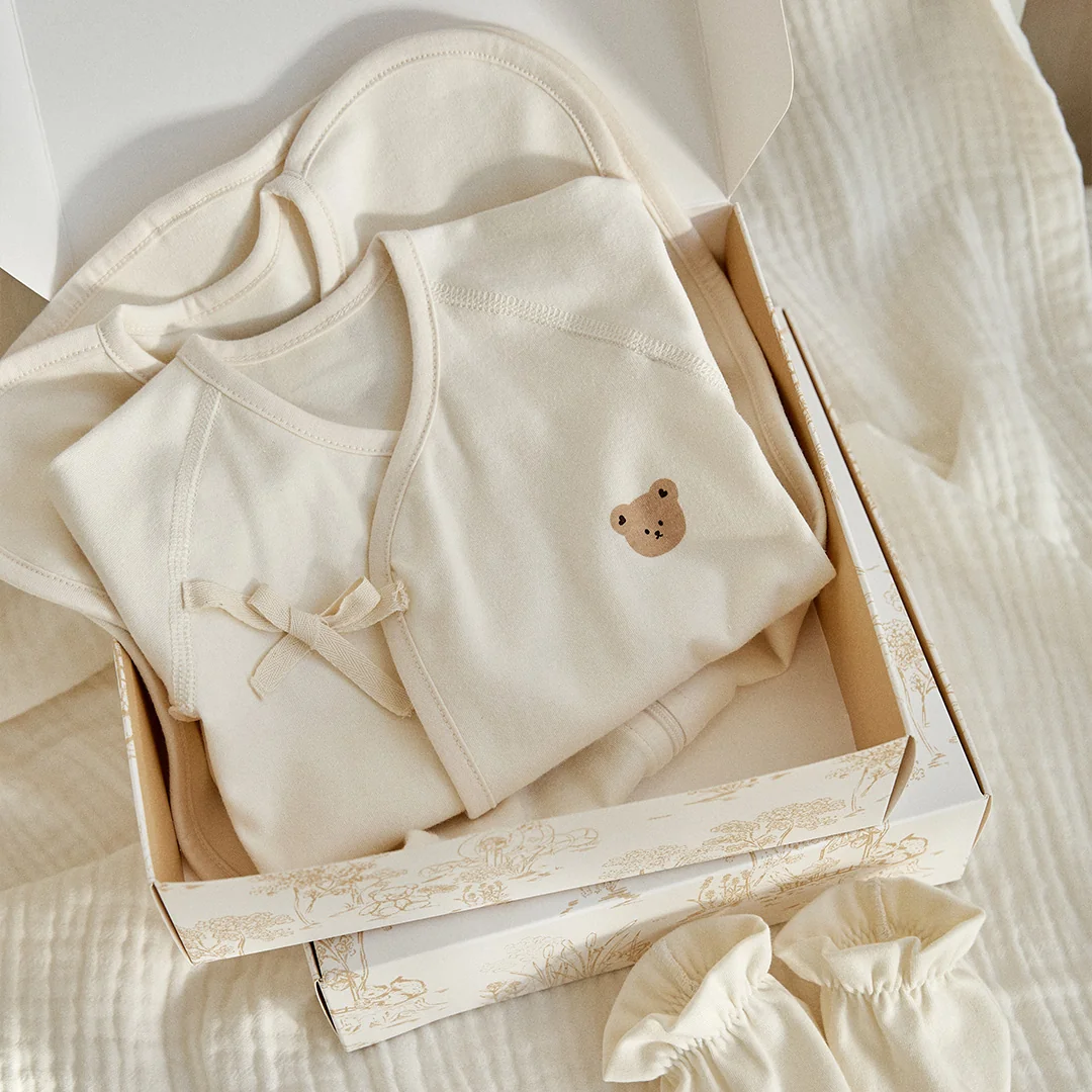 DOTTODOT Nature Pure 圓圓臉新生兒五件套(贈送包裝禮盒)