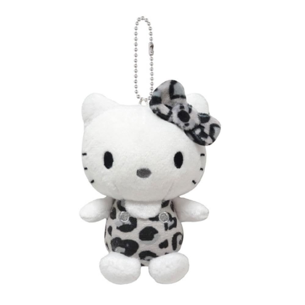 Sanrio 豹紋Hello Kitty 掛件（黑白）