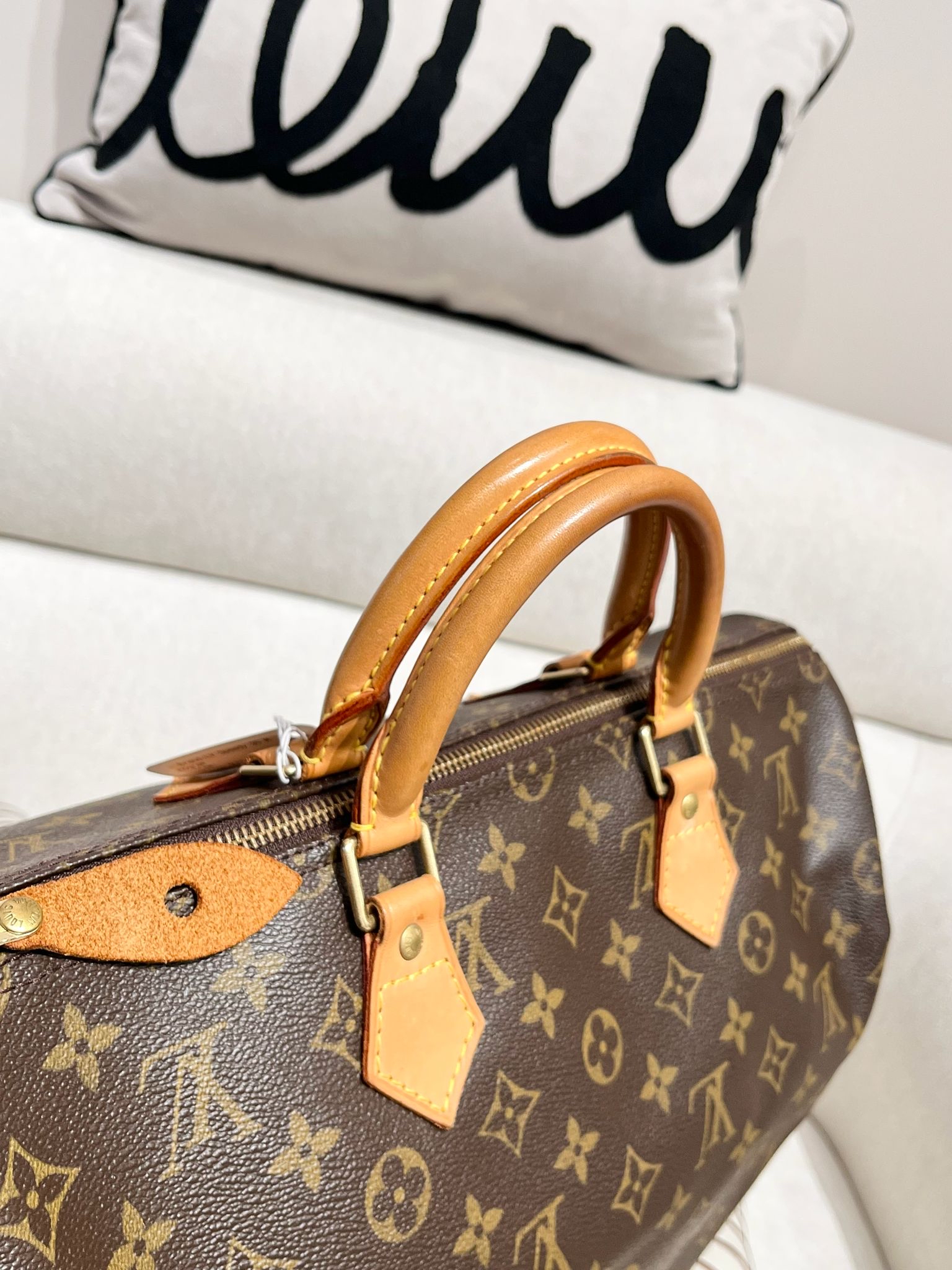 Lv speedy 35 monogram  100%Authentic,93%new ✅key lock✅dust bag 