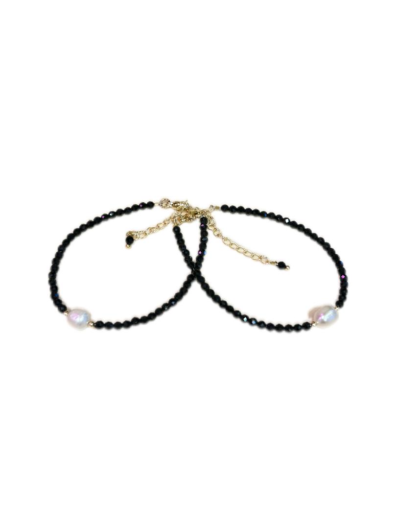 Black Spinel Crystal Bracelet