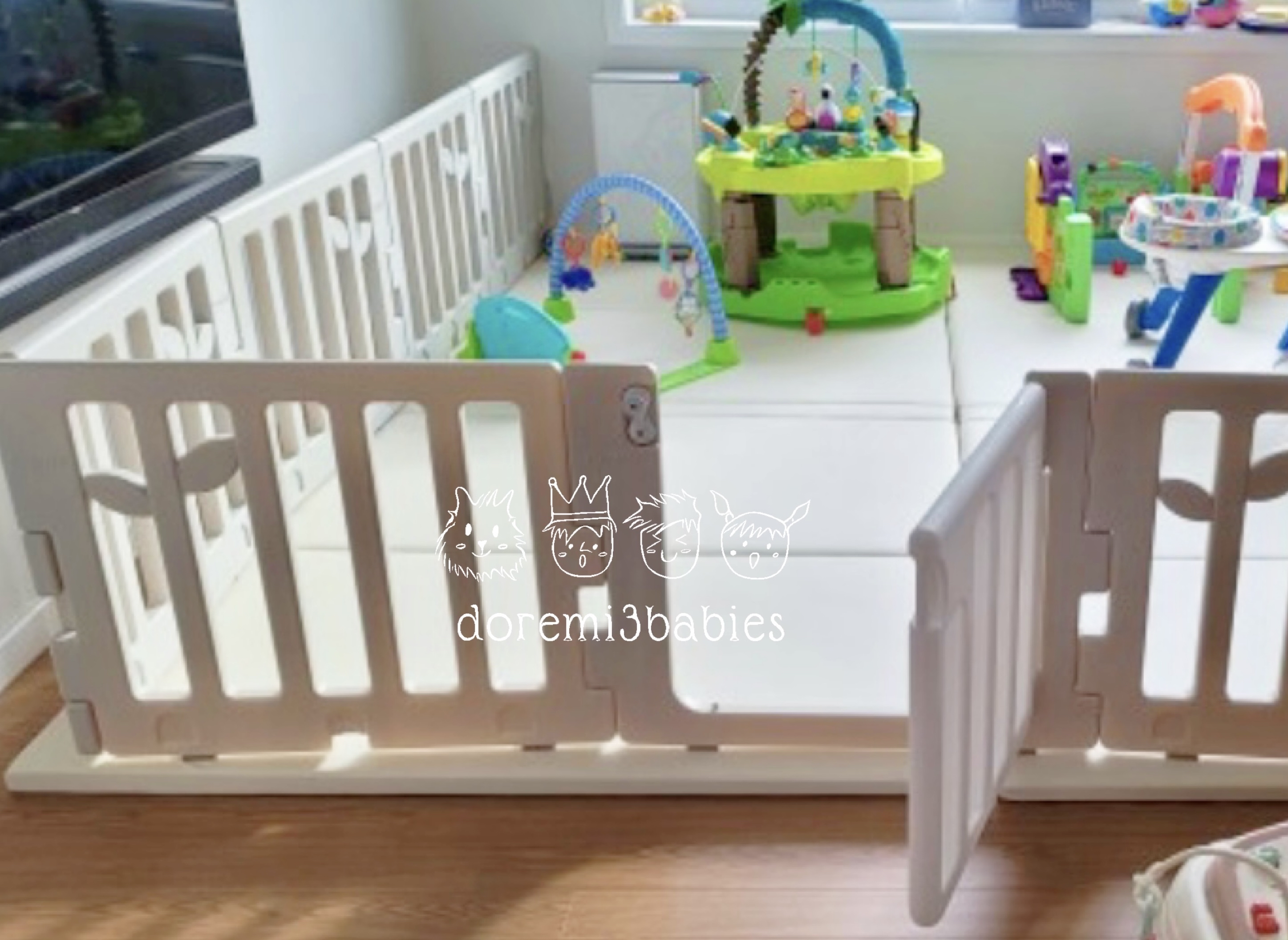 【private link買一送一！】Caraz 圍欄地墊 120 X 160cm 送 🔥iFam 書架 X 玩具收納架