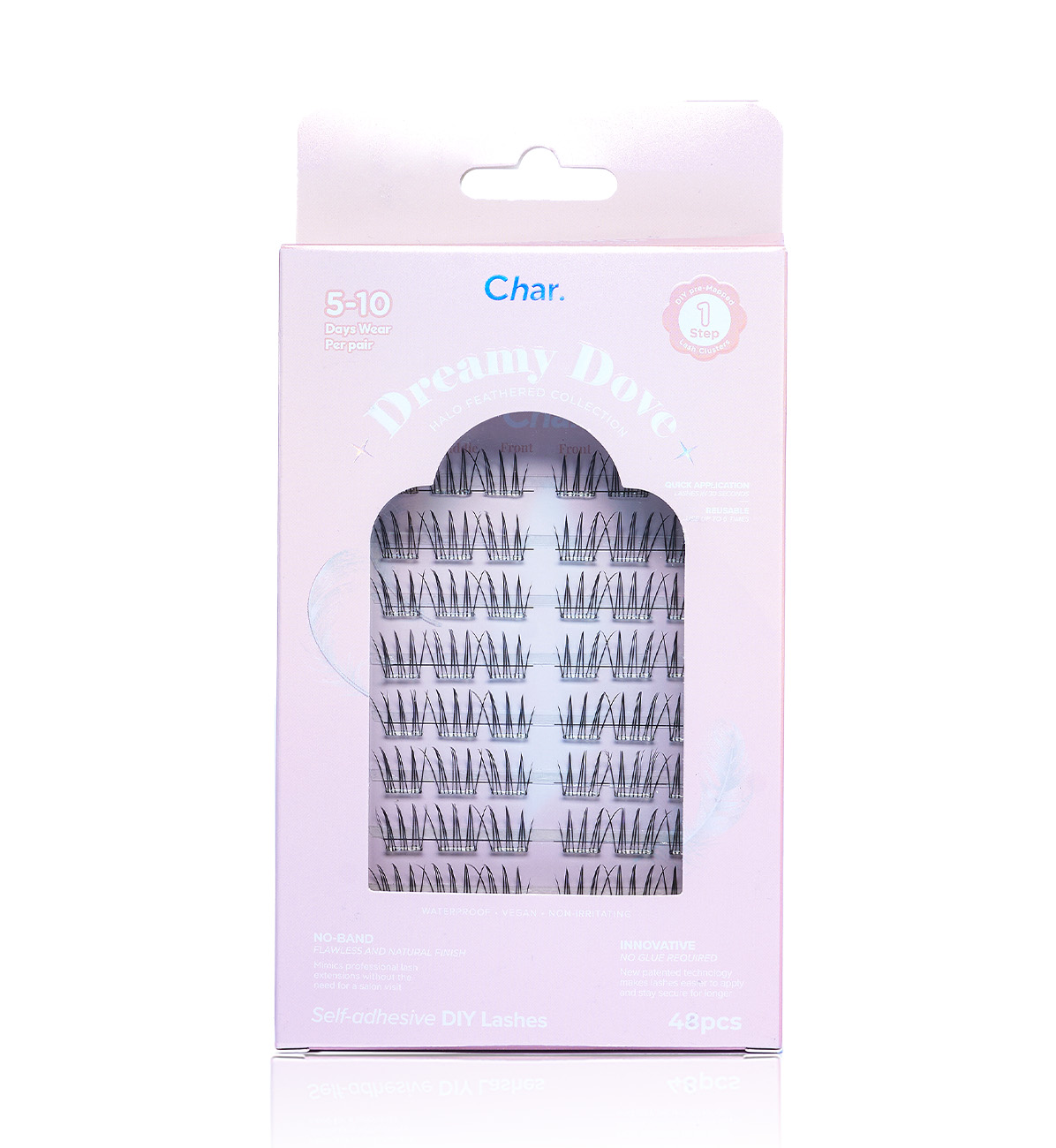 Char. Halo Feathered系列羽霧假眼睫毛（Dreamy Dove 48PCS）