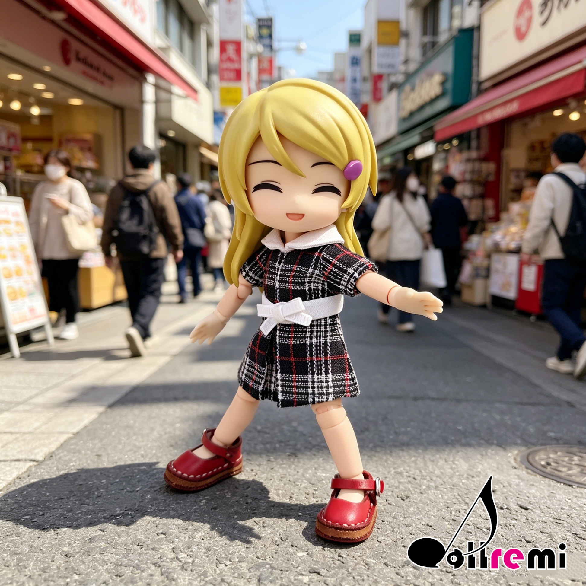 【dollremi】(OB0889) 格子連身裙 Plaid Dress