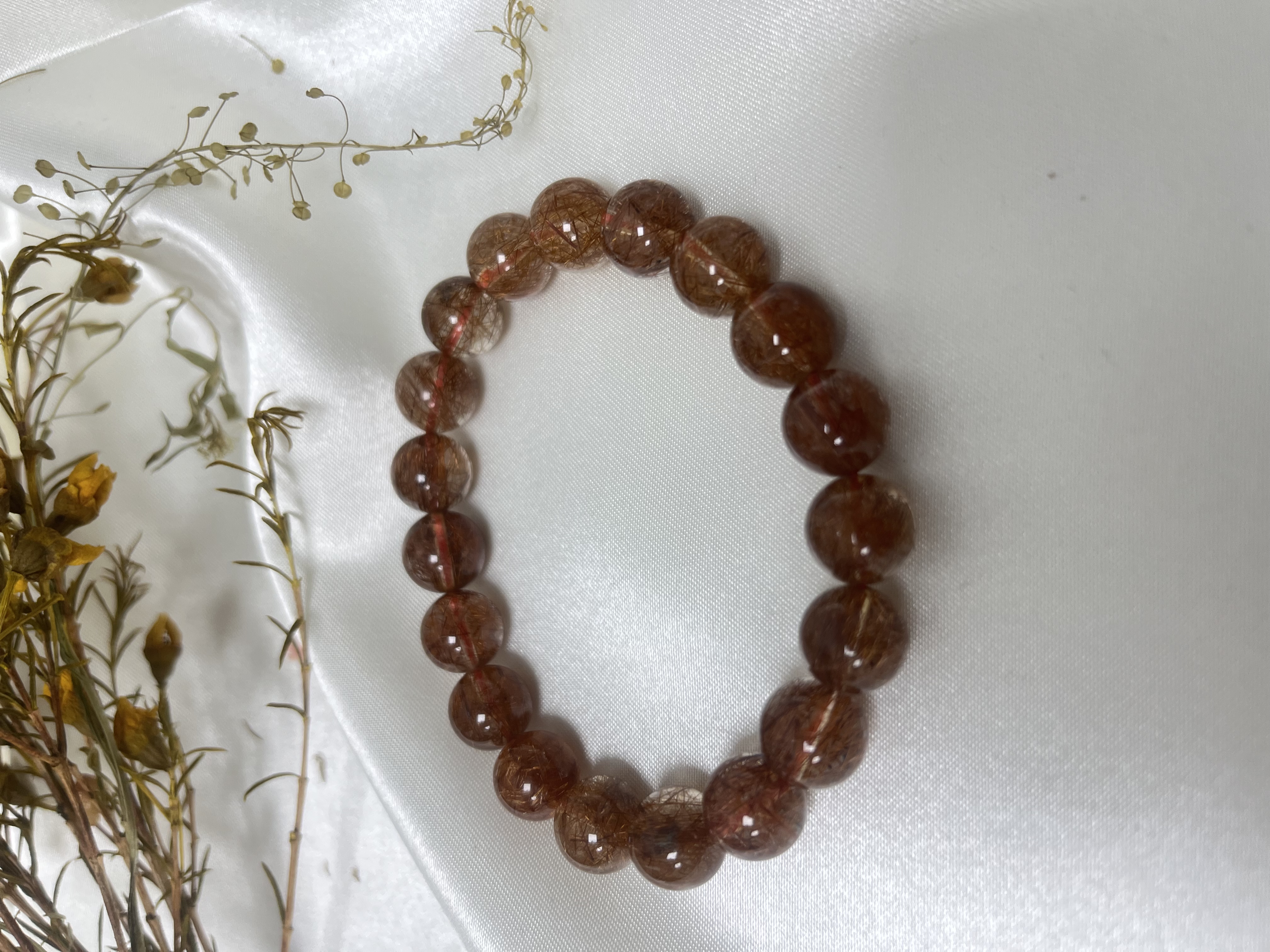 透閃紅銅髮晶 10m+