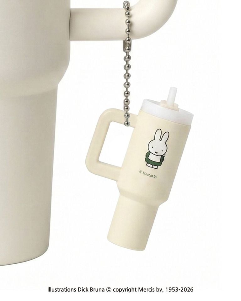 新登場 round 3 [韓國直送] BOC Miffy Matcha Series 887ml 不鏽鋼大杯 (附送飲管公仔及迷你Keyring)
