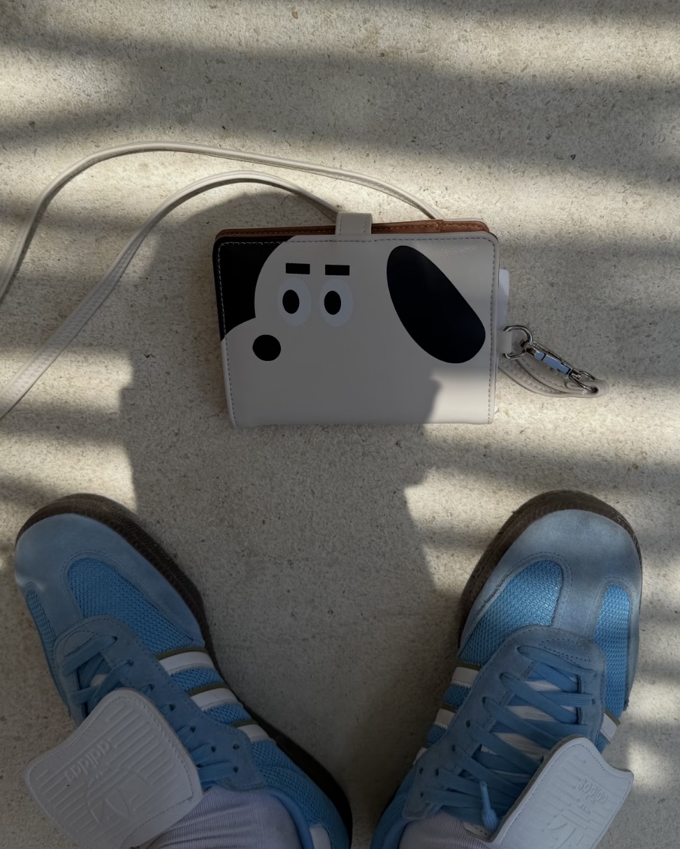 奶油小狗旅行護照包