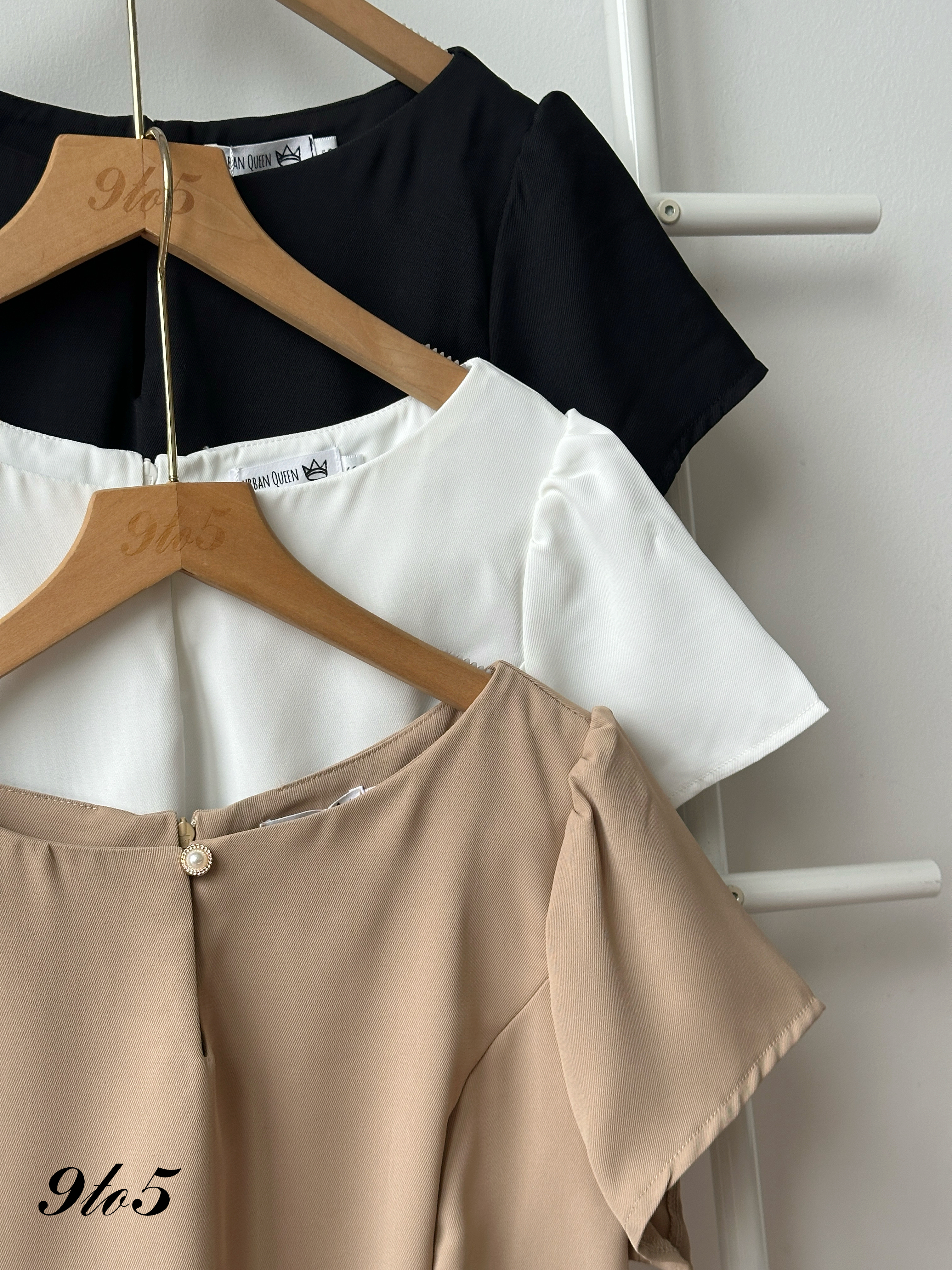 T4403 Puff Sleeve Blouse - 3 Colors 